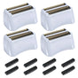 4 Sets Shaver Replacement Foil and Blades Compatible with Andis TS-1 TS-2 17150 17200 17235 17155 ProFoil Lithium Shaver, Stainless Steel Cutter Head