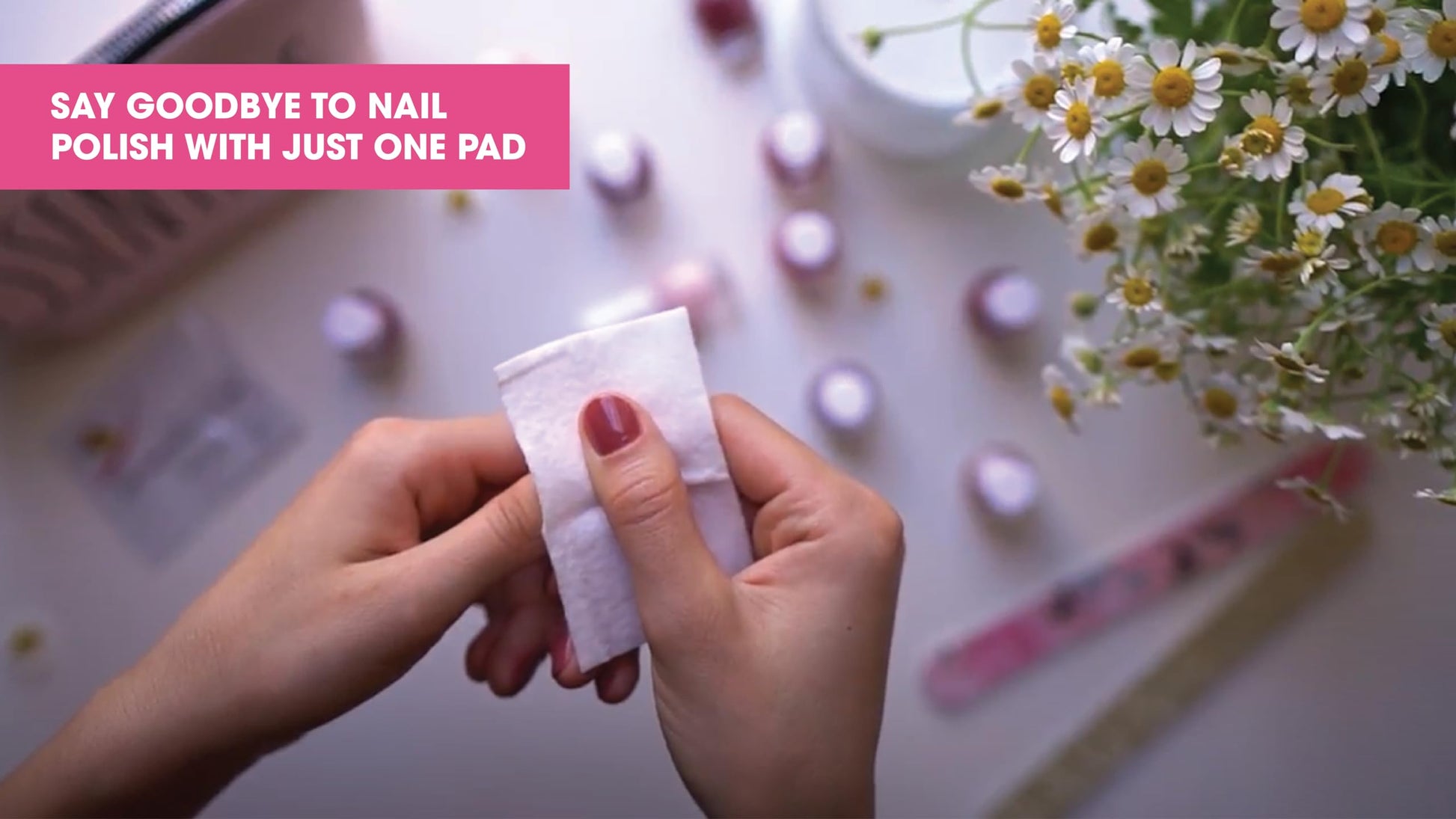 Dim Gray Diamond Wipes Nail Polish Remover Wipes with Aloe Vera, Acetone Nail Polish Remover Pads, 50 Individually Wrapped Nail Polish Wipes