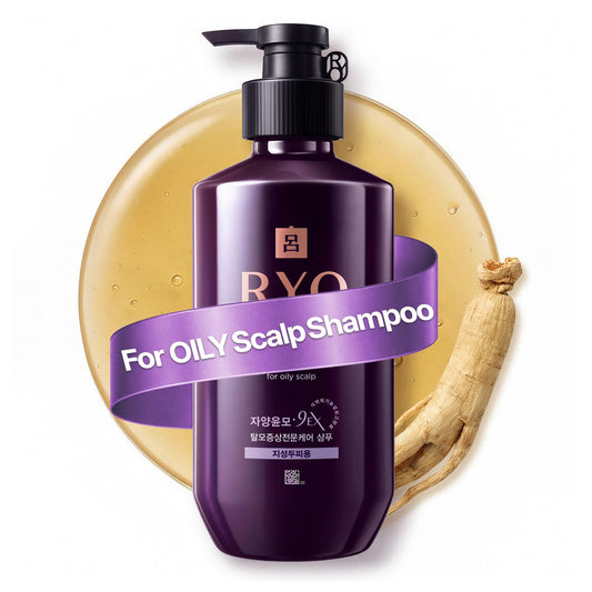 White Smoke RYO Hair Strength Expert Care Shampoo for Oily Scalp, Moisturizing and Relieving Itchiness for Dryness, Hair Strengthening, Sebum Control, 13.53 Fl Oz.