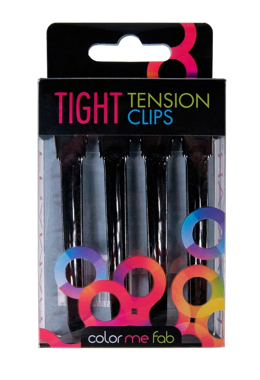 Black Framar Black Tight Tension Clips For Hair - Set of 4 Professional Hair Clips – Metal Hair Clips for Styling, Stylist Supplies, Hairclips, Hairstylist Essentials - Extra Tight & Durable