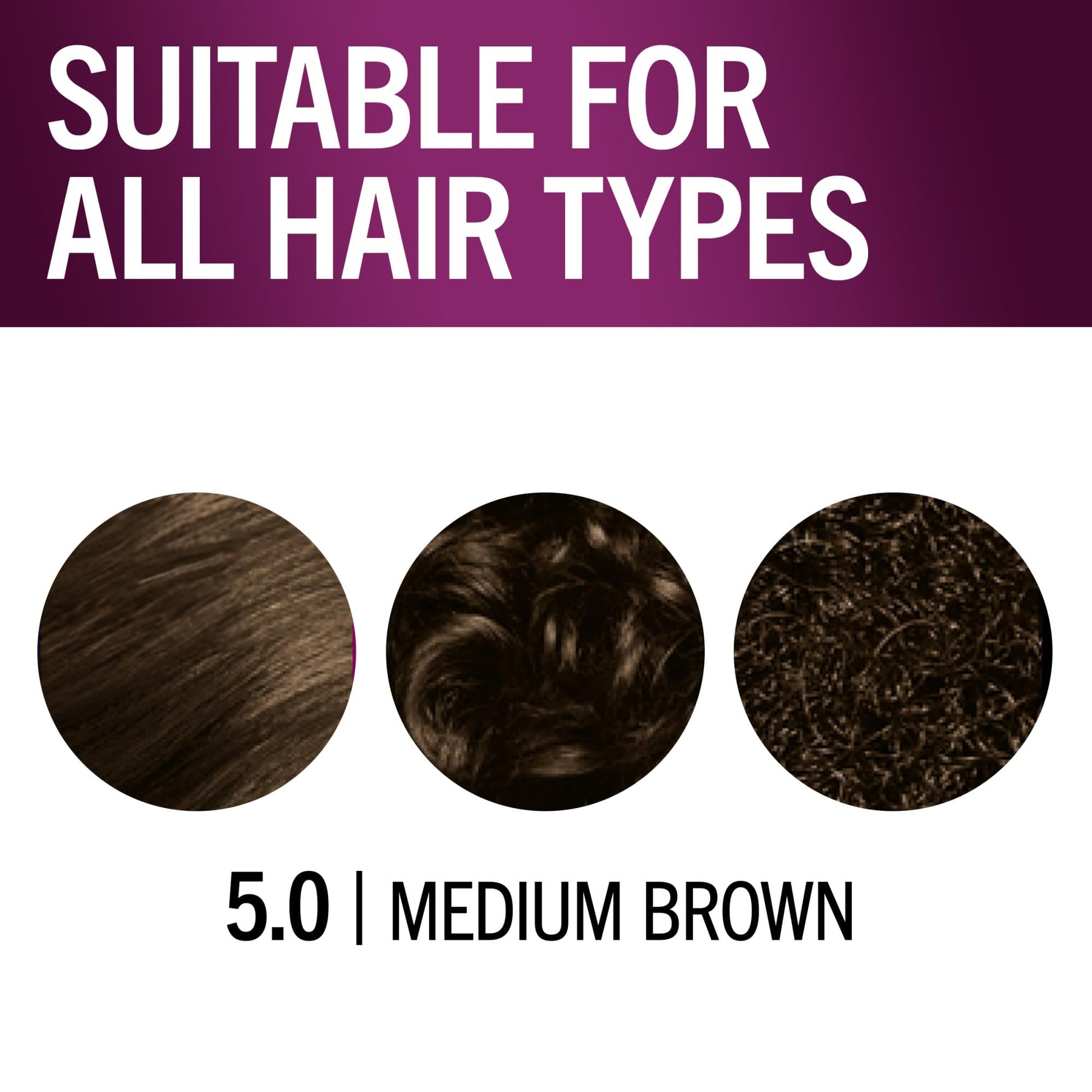 White Smoke Schwarzkopf Keratin Permanent Hair Dye Cream, 5.0 Medium Brown, Professional Quality Color for Up to 100% Gray Coverage, Bond Enforcing System