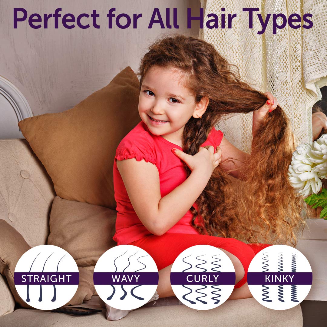 White Smoke Fairy Tales Daily Cleanse Everyday Kids Shampoo + Conditioner set - Gentle Natural Defining Product, Tangle Free, Moisturizing and Hydrating, Clean + Natural Ingredients - Paraben Free - 32 oz. (2PK)