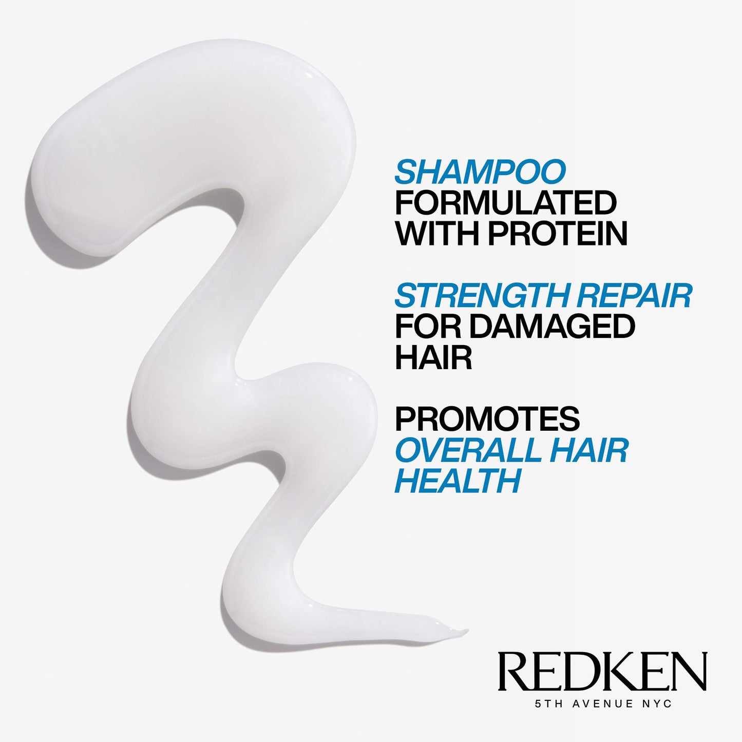 White Smoke Redken Extreme Shampoo and Conditioner | For Damaged Hair Repair | Protein-Infused Strengthening Formula