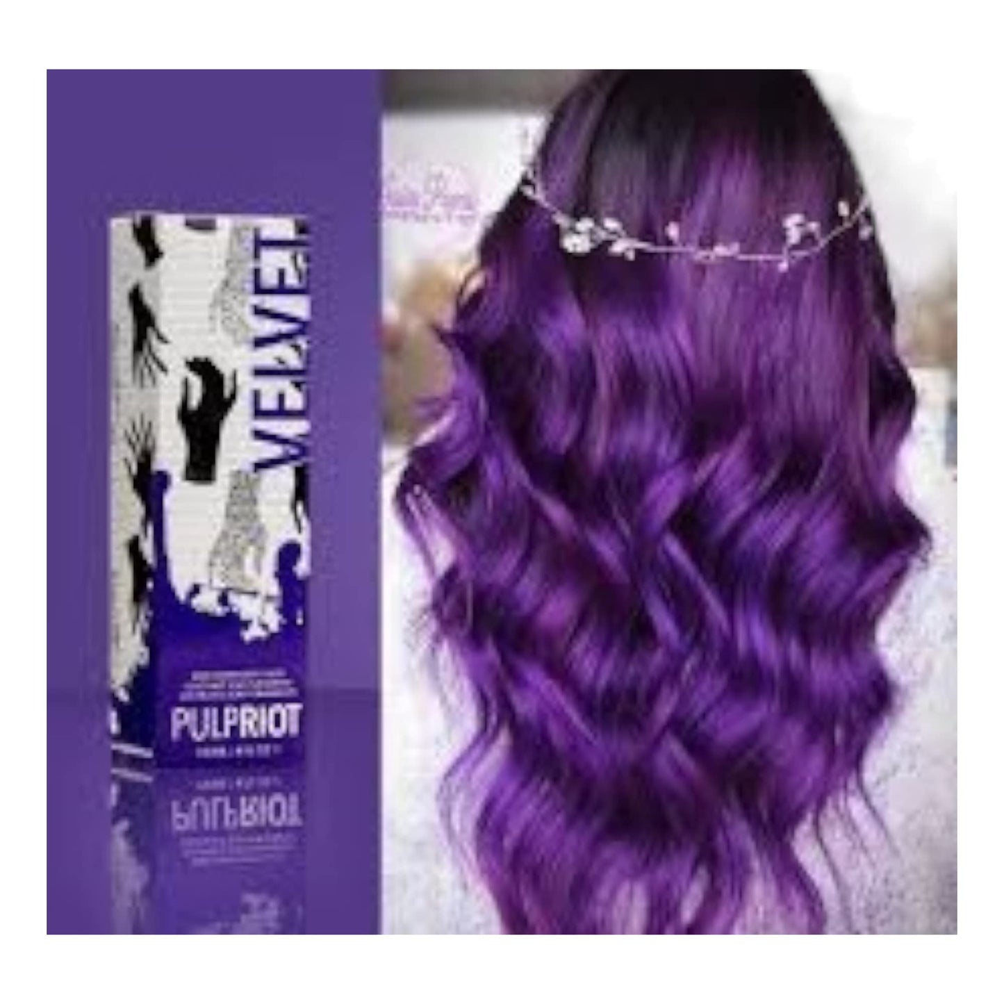 Tinte semipermanente para el cabello Pulp Riot de 4 oz - Terciopelo