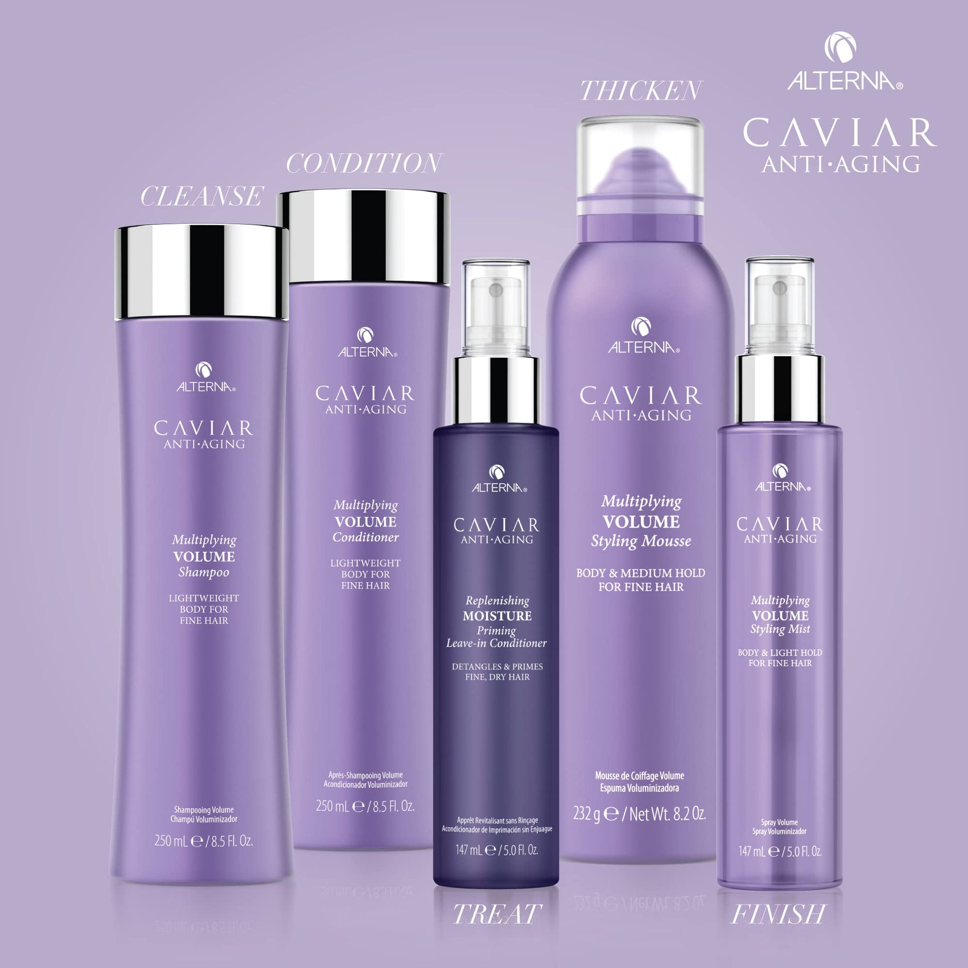 Gray Alterna Caviar Anti-Aging Priming Leave-In Conditioner, 5 Ounce | Detangles & Primes Fine, Dry Hair | Sulfate Free