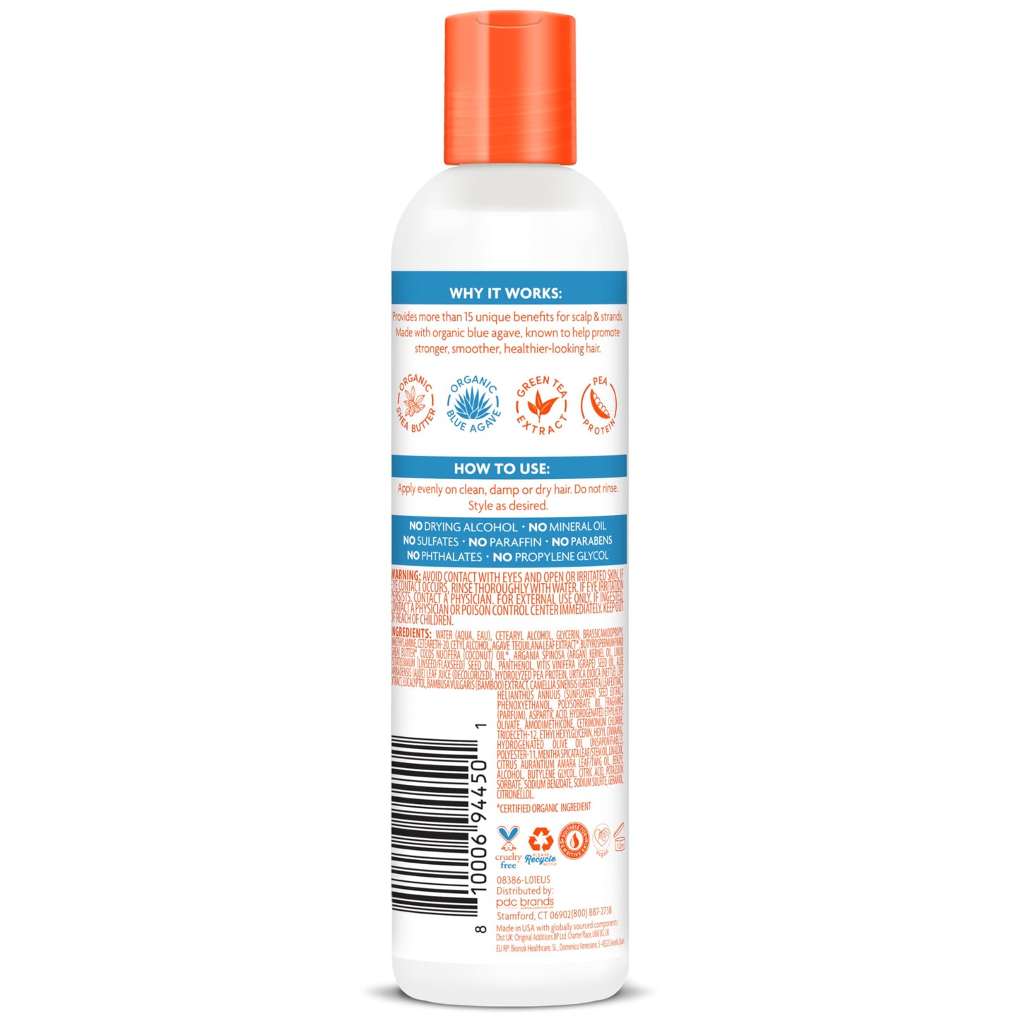 White Smoke Cantu Weightless Daily Leave-In Cream, 8 fl oz