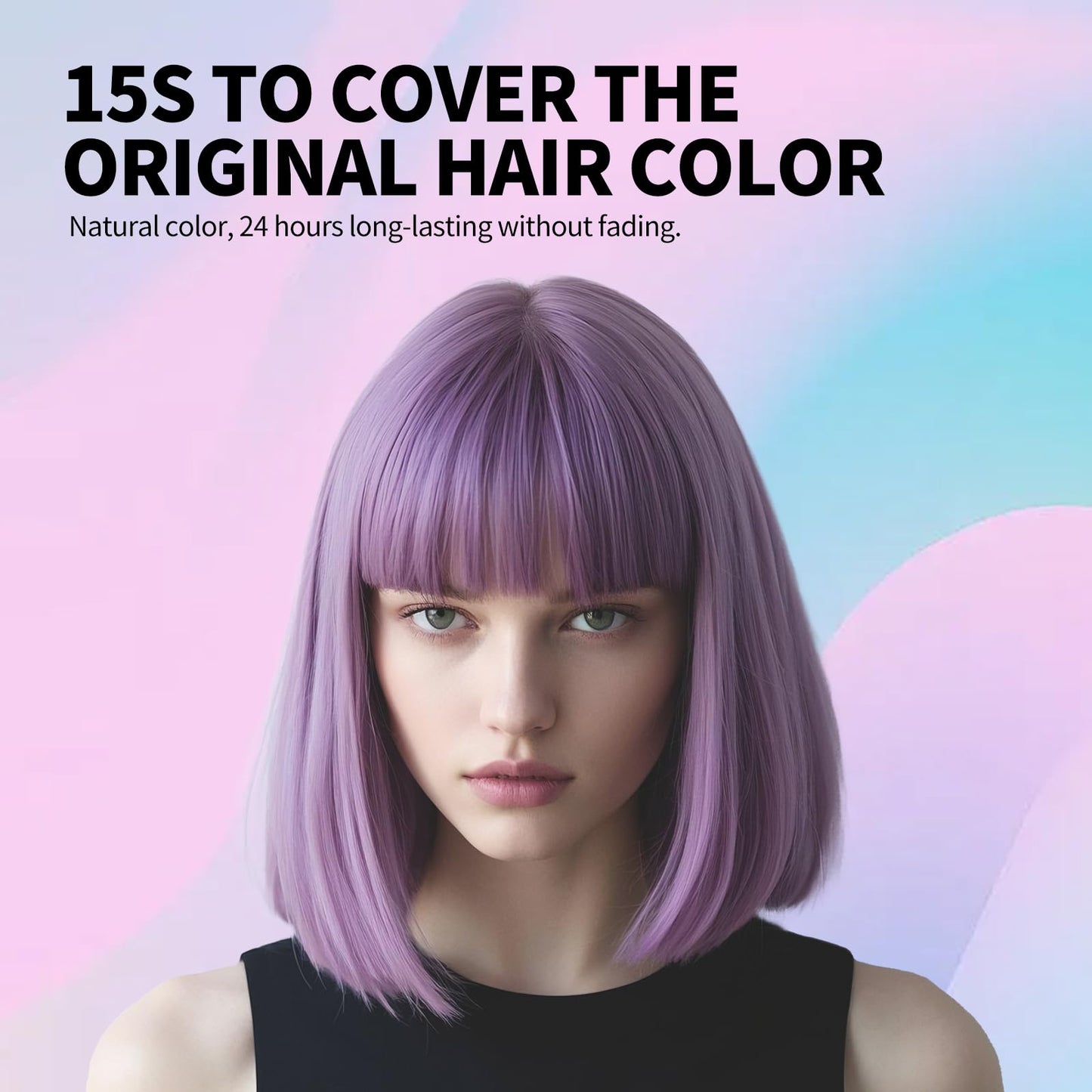 Lavender SEVICH Temporary Hair Color Spray Blue, Instant Hair Color Application, Hair Dye for Men & Women, Natural Looking,Quick Drying, Non-Sticky, Long-Lasting No Fading, 100mL