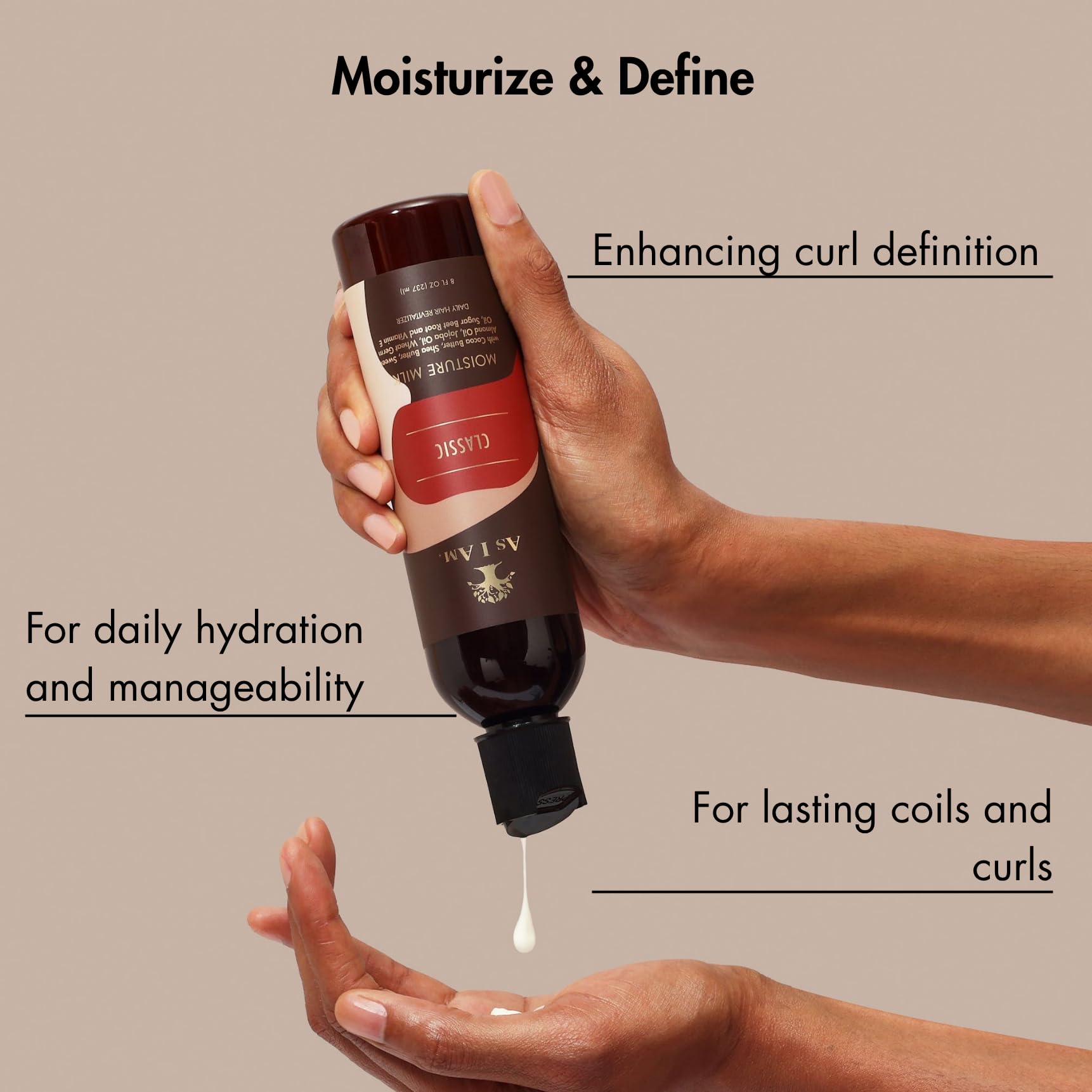 Gray As I Am Moisture Milk Daily Hair Revitalizer, 8 Oz (566890)