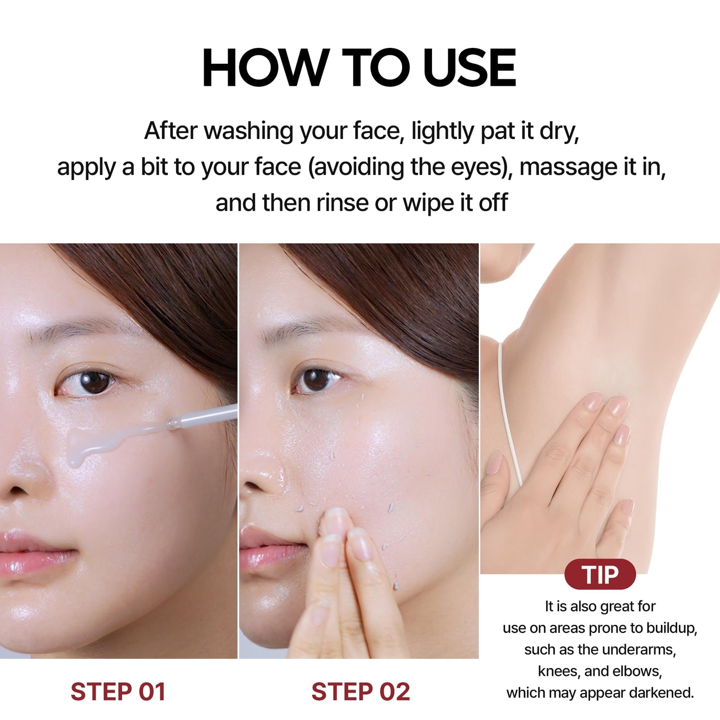 White Smoke Dr.Melaxin Peel Shot Glow White Rice Peeling Ampoule with Rice Extract & AHA BHA, Brightening & Gentle Exfoliating Serum for Sebum Control, Niacinamide & Hyaluronic Acid, Korean Skincare, 2.71 fl.oz