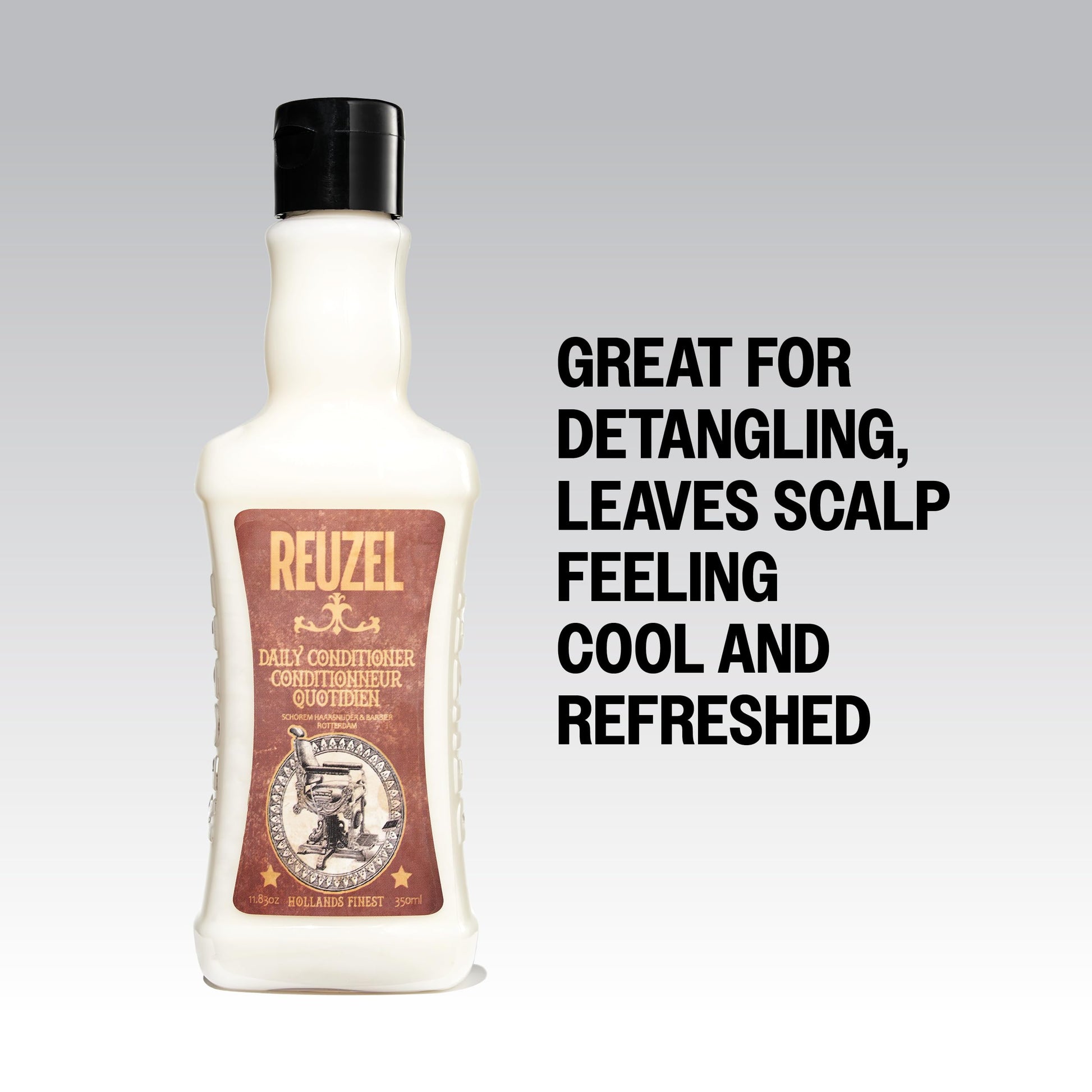 White Smoke Reuzel Daily Conditioner, Ideal for all Hair Types, 11.83 oz