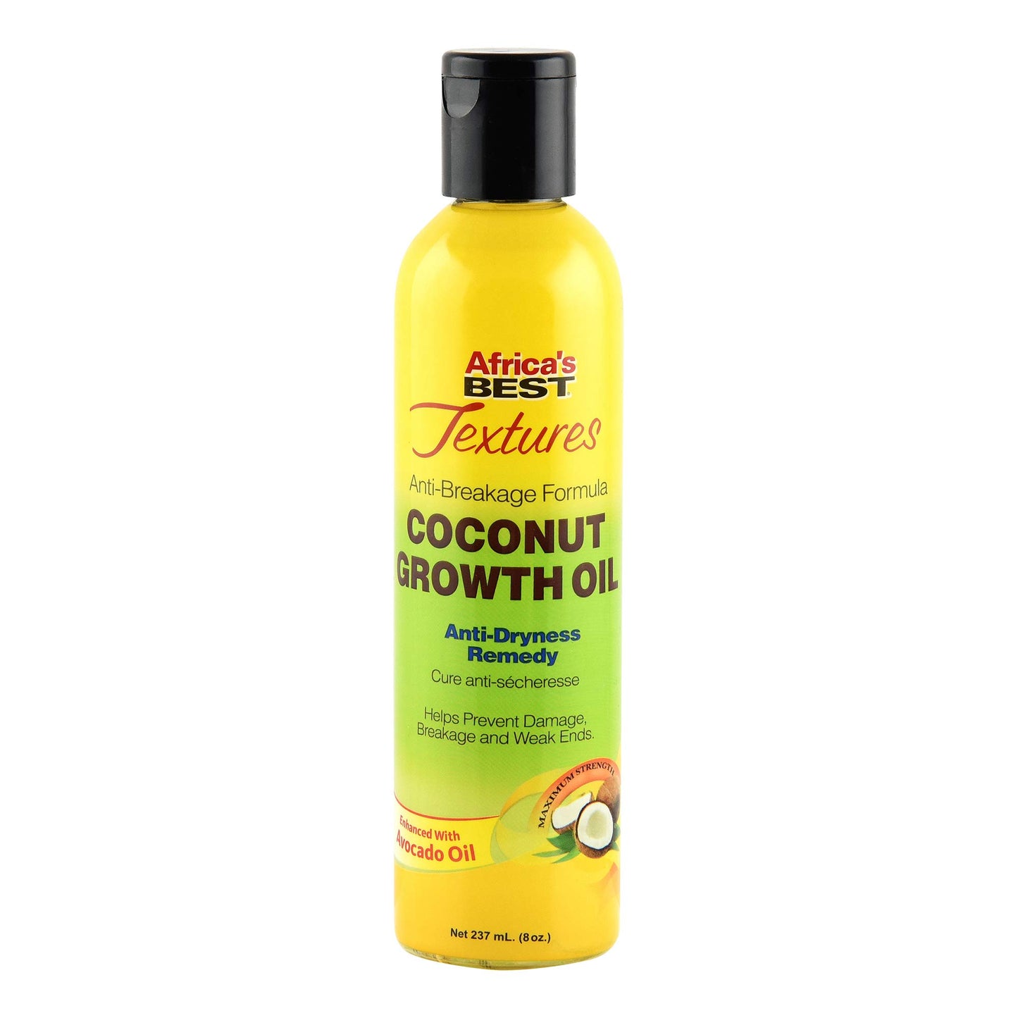 White Smoke Africa's Best Textures Growth Oil, Coconut, 8 Fl Oz