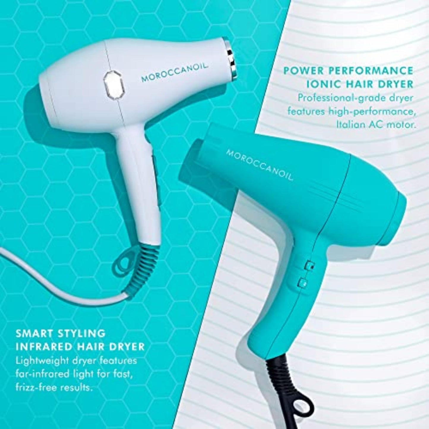 Dark Turquoise Moroccanoil Power Performance Ionic Hair Dryer