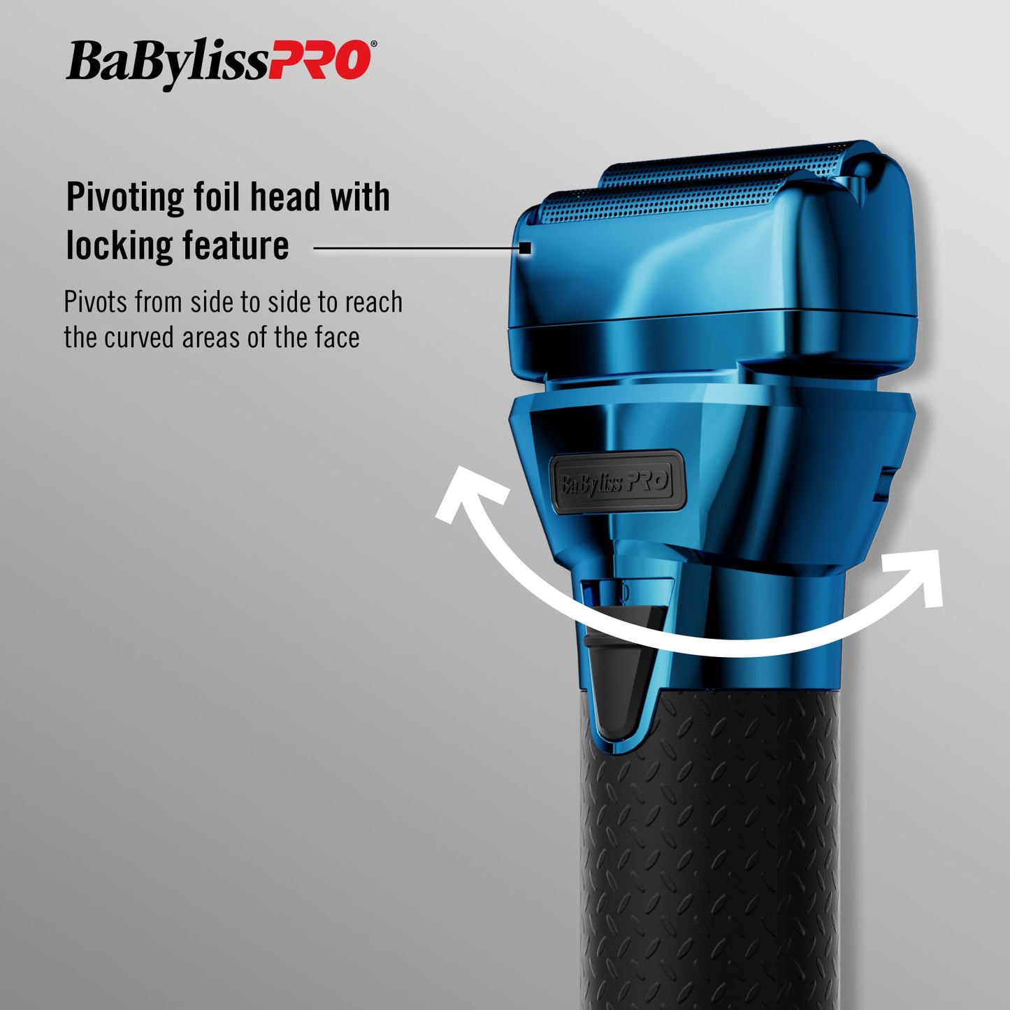 Dark Gray BaBylissPRO FXONE BLUEFX Double Foil Shaver