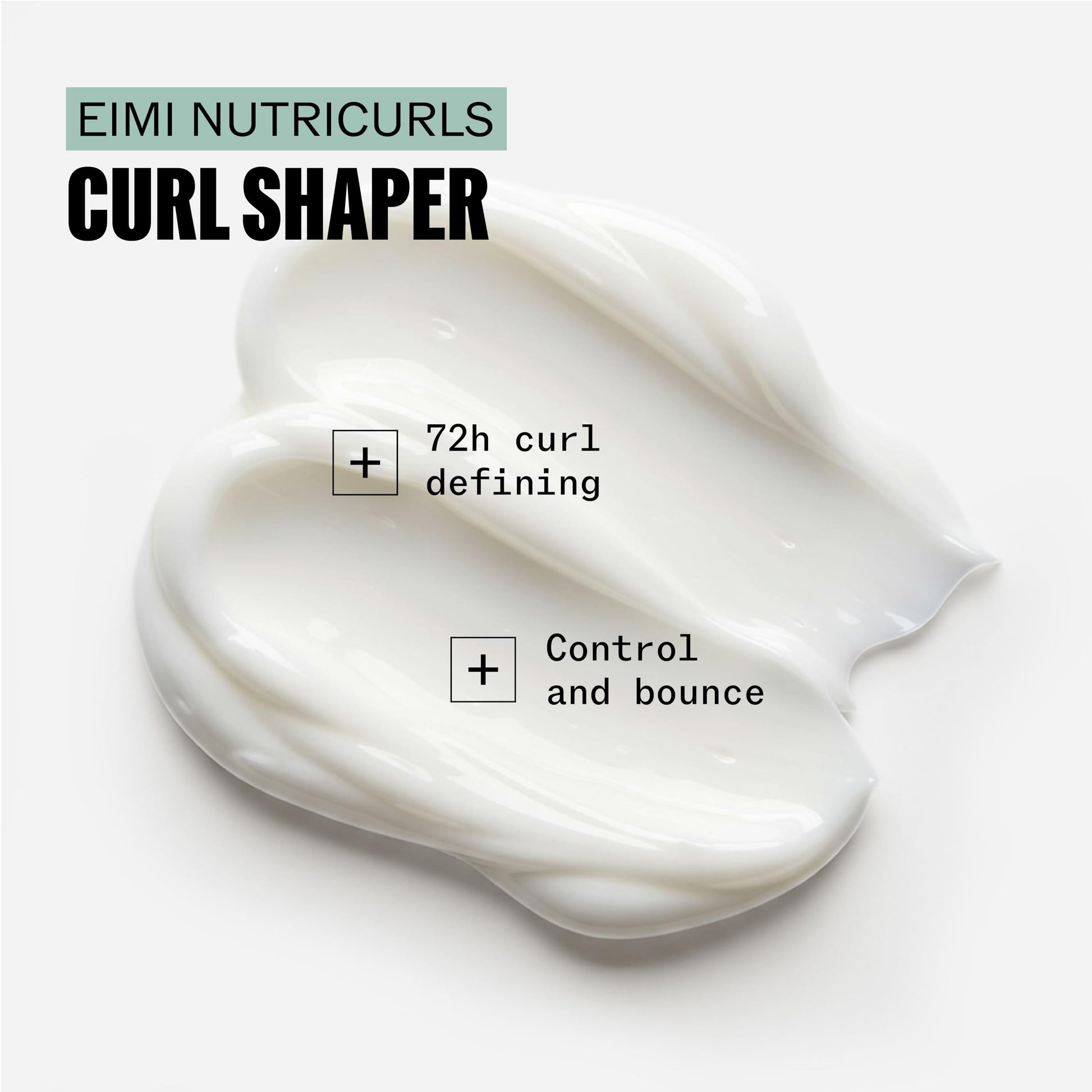 White Smoke Wella Professionals EIMI Nutricurls Curl Shaper | 72H Curl Defining Styling Gel-Cream | Enhance Curls, Light Control & Definition with Bounce | 5 Fl Oz