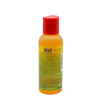 White Smoke Africa's Best - Jamaican Black Castor Growth Oil, High in Vitamin E, Minerals and Proteins, Help Repair Dry Scalp, Split Ends, Thinning hair and Promotes Regrowth, 4oz Bottle, Brown