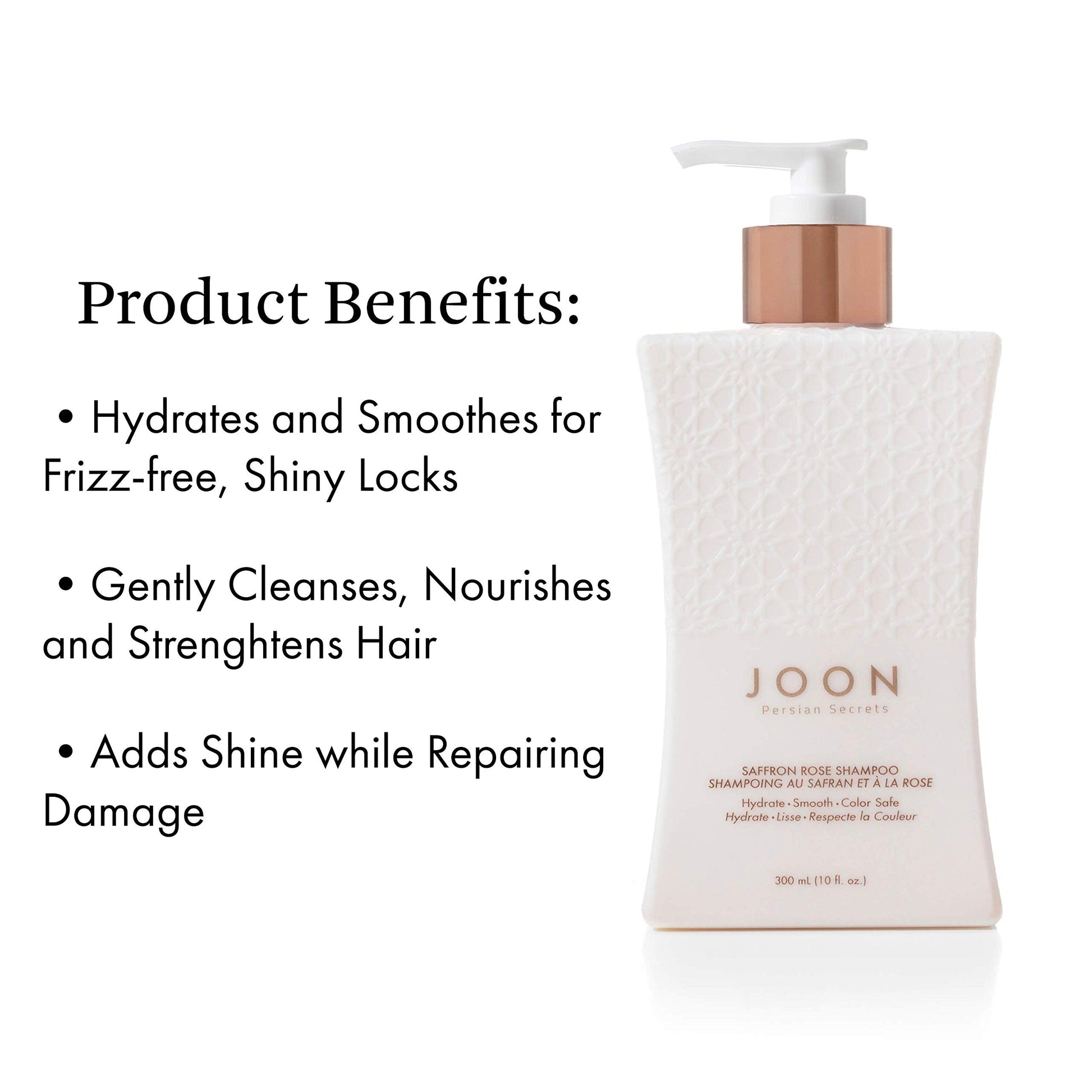 White Smoke Joon Saffron Rose Shampoo + Pomegranate & Pistachio Oil, 10 Fl. Oz.