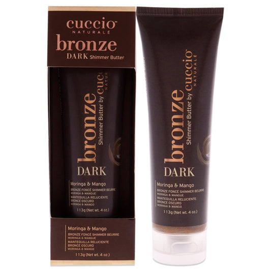 White Smoke Cuccio Naturale Bronze Dark Shimmer Butter - Moringa and Mango Bronzer Women 4 oz