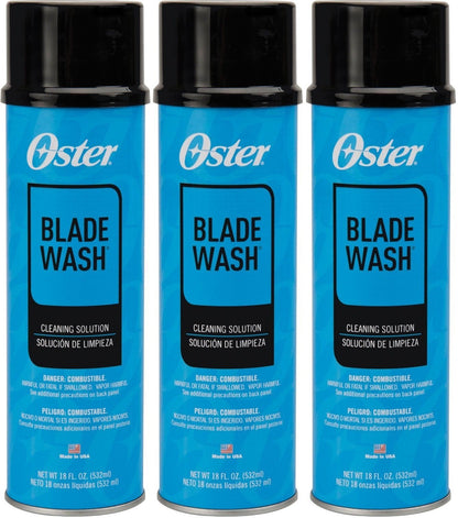 Black (3 Pack) Oster Blade Wash Liquid Blade Dip, 18-Ounces