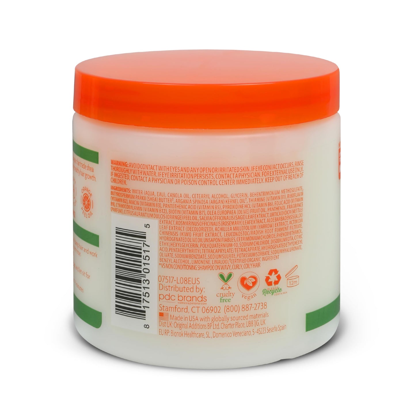 Dark Salmon Cantu Leave-In Conditioning Repair Cream with Argan Oil, 16 oz (Pack of 2)