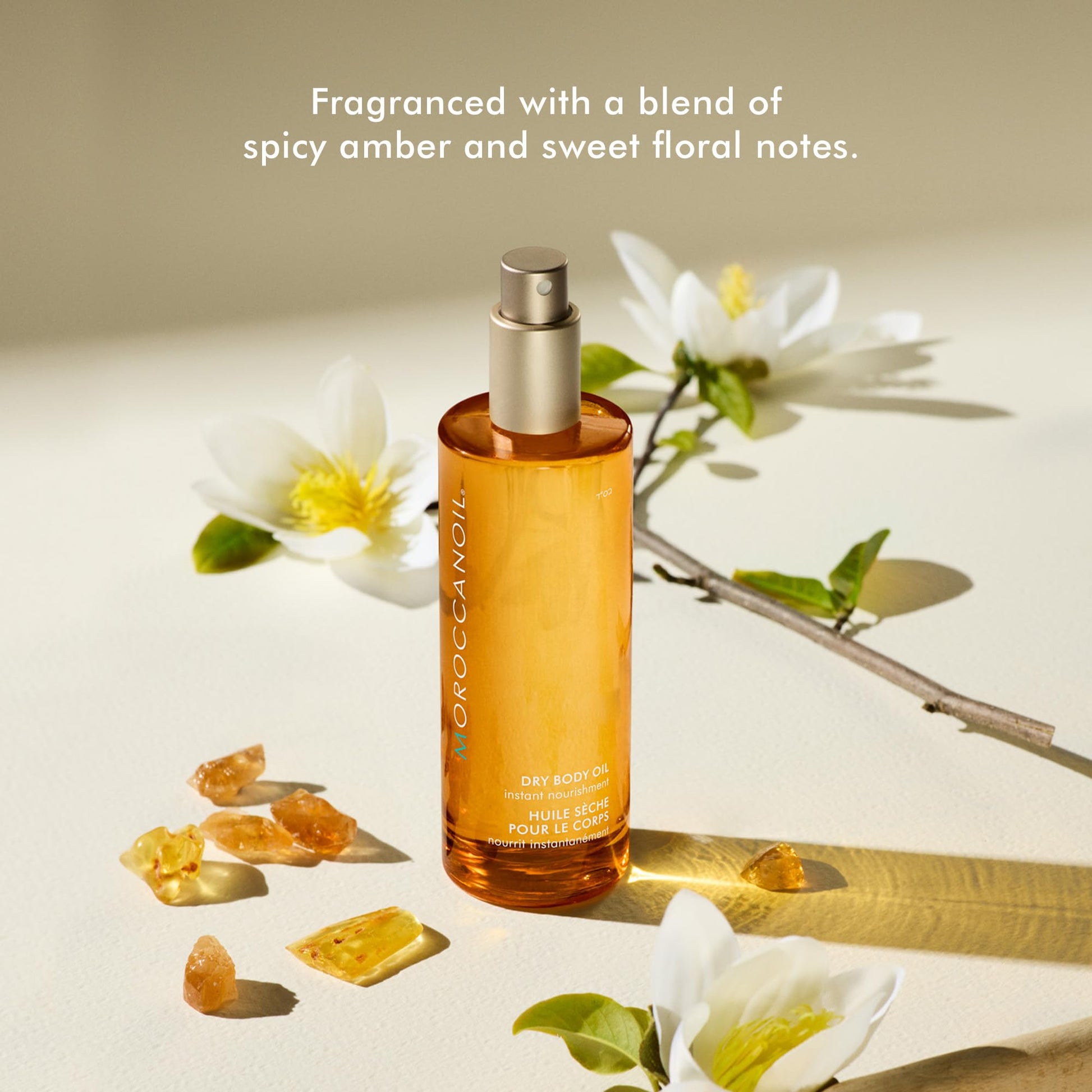 Antique White Moroccanoil Dry Body Oil, 3.4 Fl. Oz.