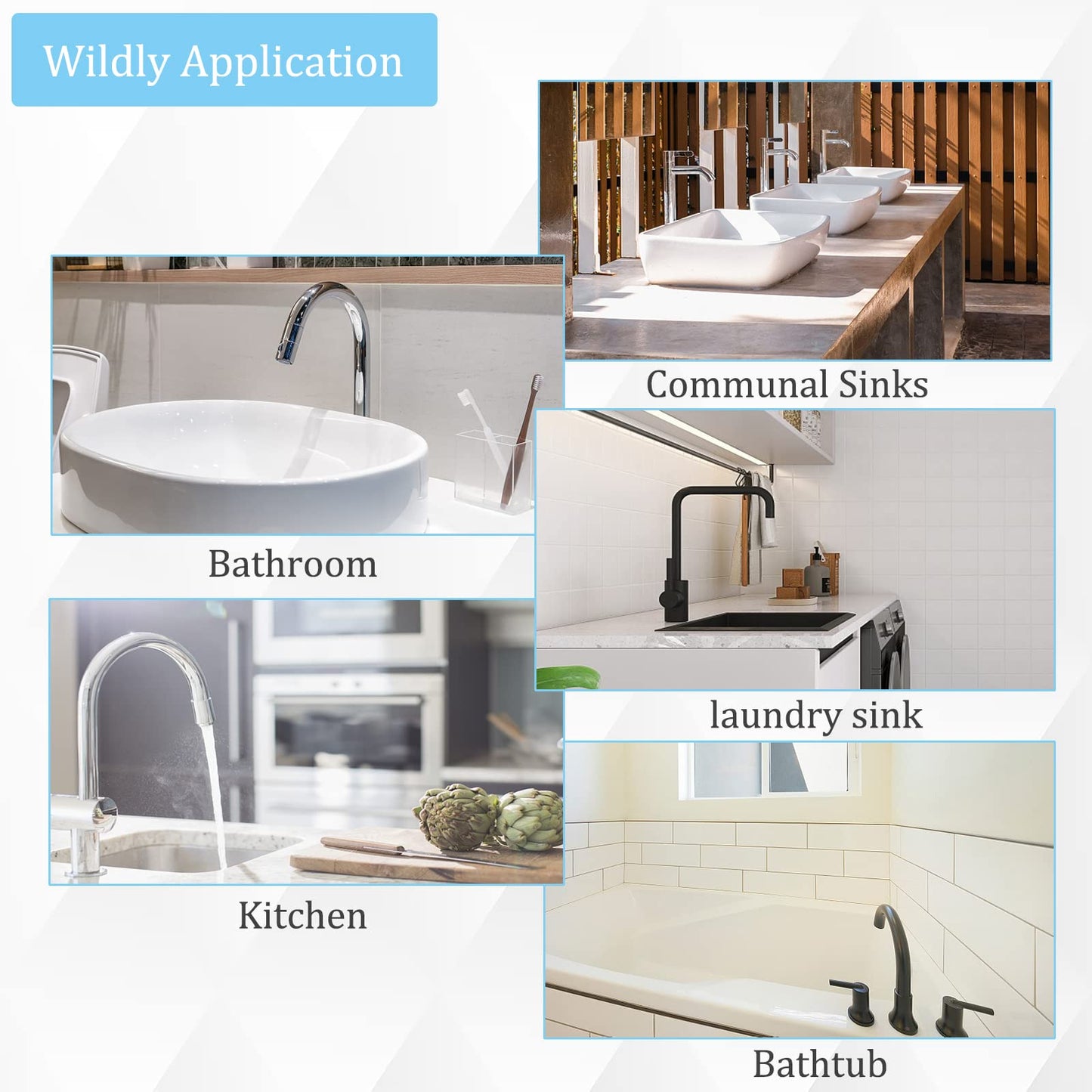 White Smoke Sink Spray Rubber Hose, Sink Hose Attachment for Faucet Portable Sink Hose Faucet Sprayer, Shampoo Sprayer for Dog, Pets, Bathing Baby, Washing Hair, Rinsing Vegetables (For sink)