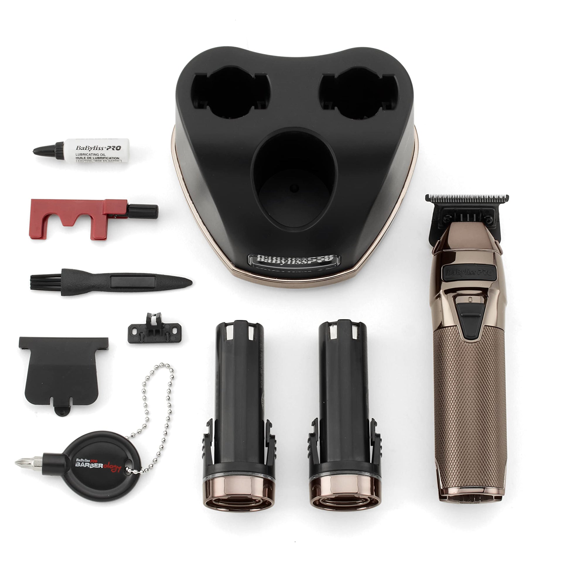 White Smoke BaBylissPRO SNAPFX Hair Trimmer for Men FX797 Professional High-Torque Outlining Trimmer