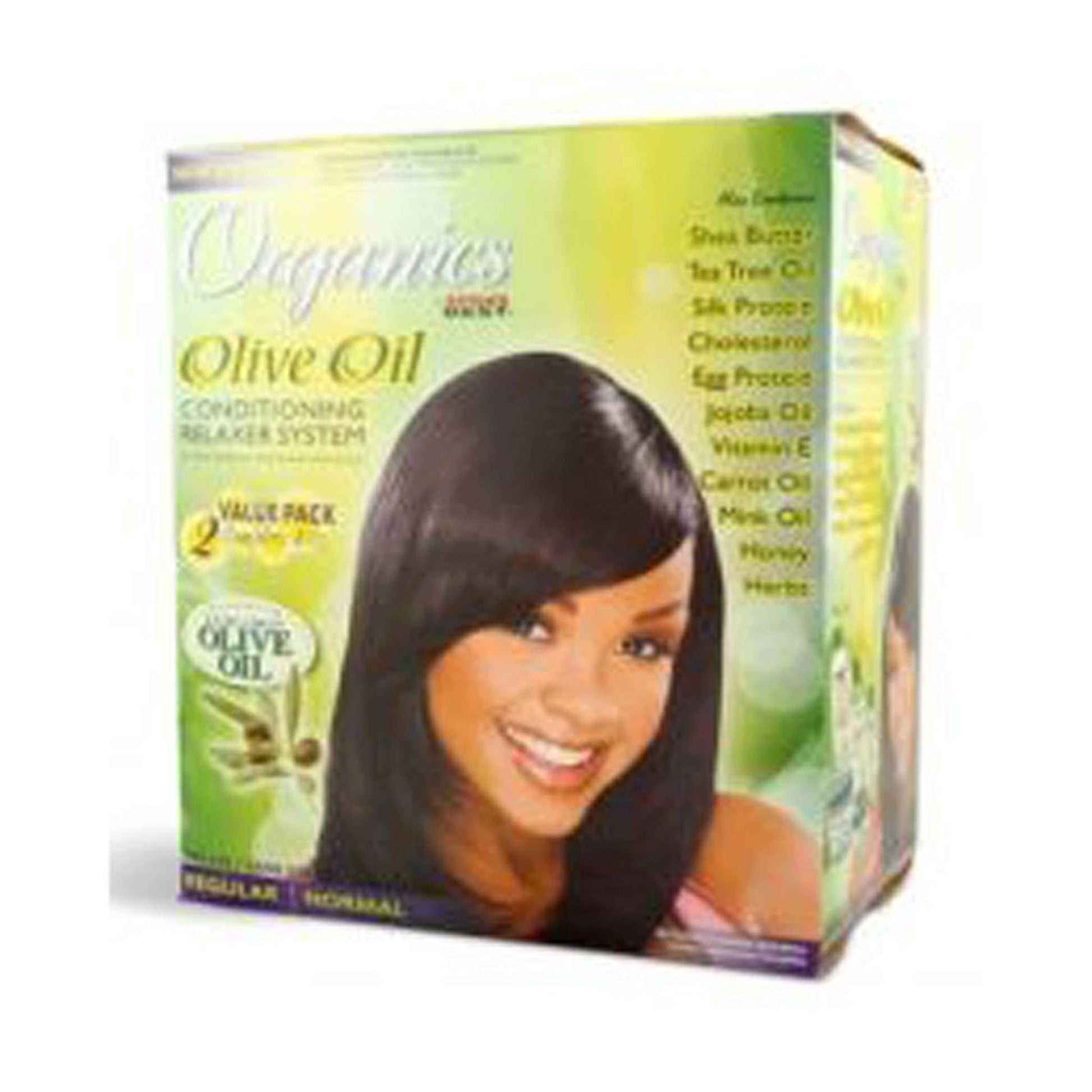 White Smoke Africa's Best Organics Olive Oil Conditioning Relaxer System Regular 2 App