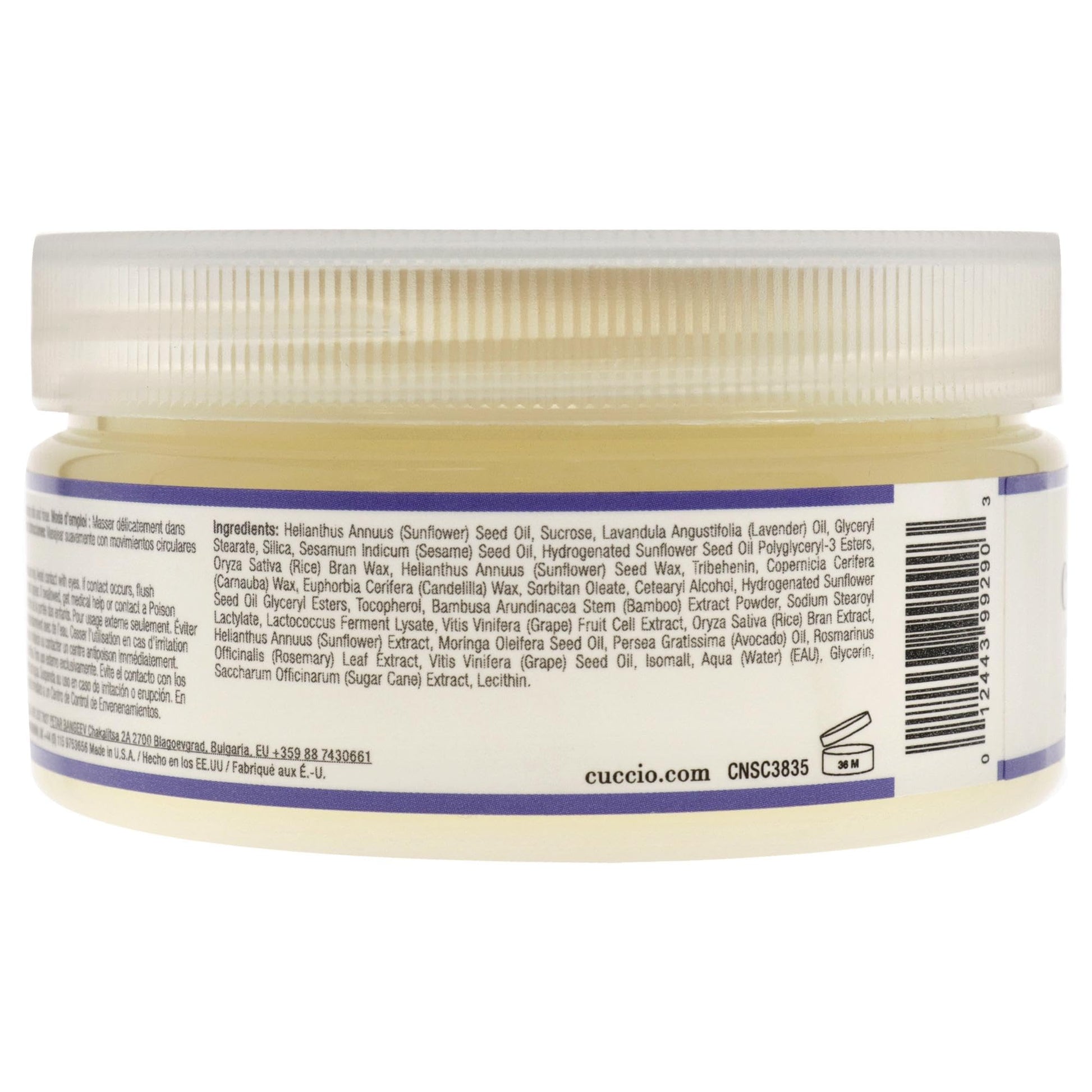Antique White Skin Prebiotic Body Scrub - Lavander by Cuccio Naturale for Unisex - 8 oz Body Scrub