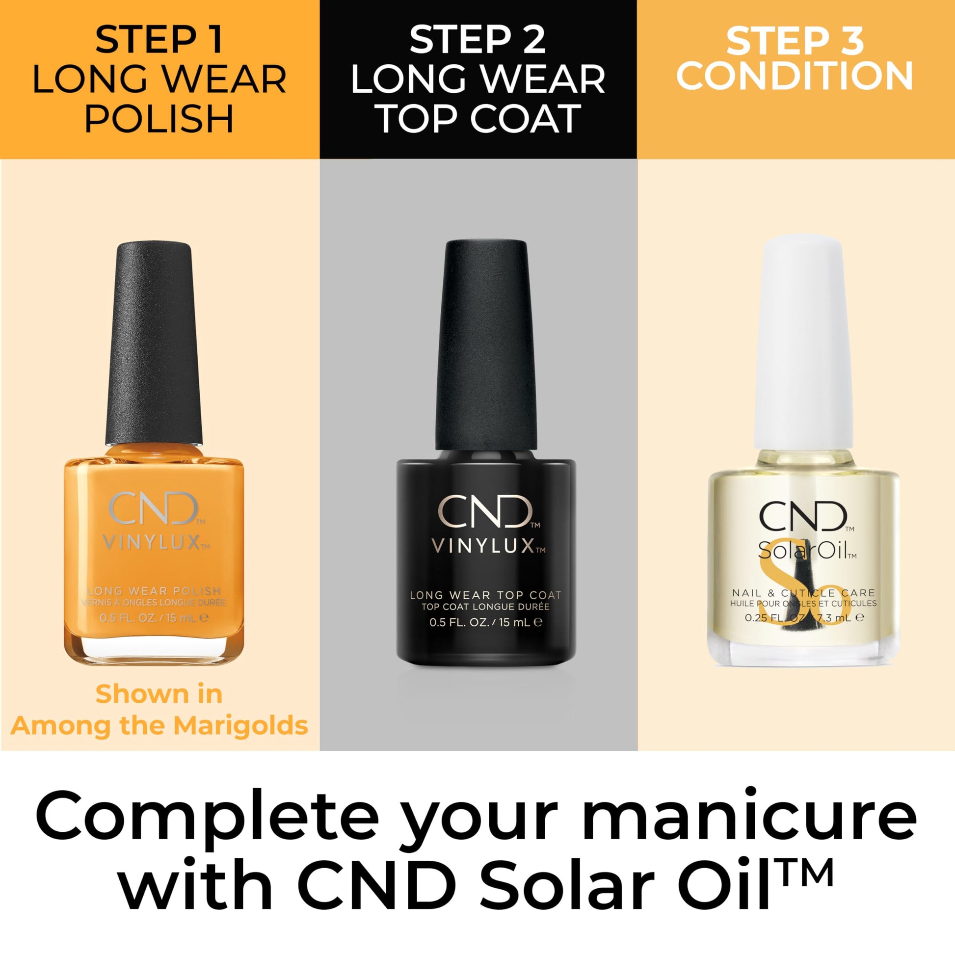 Antique White CND Vinylux Longwear Yellow Nail Polish, Gel-like Shine & Chip Resistant Color, 0.5 Fl Oz