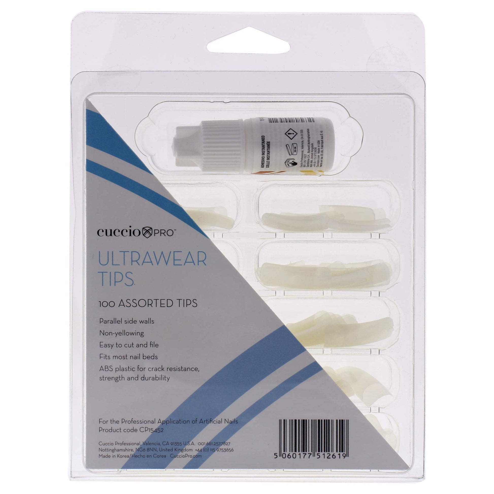 Lavender Cuccio Pro Pro Ultrawear Tips 100 Pc, 100count