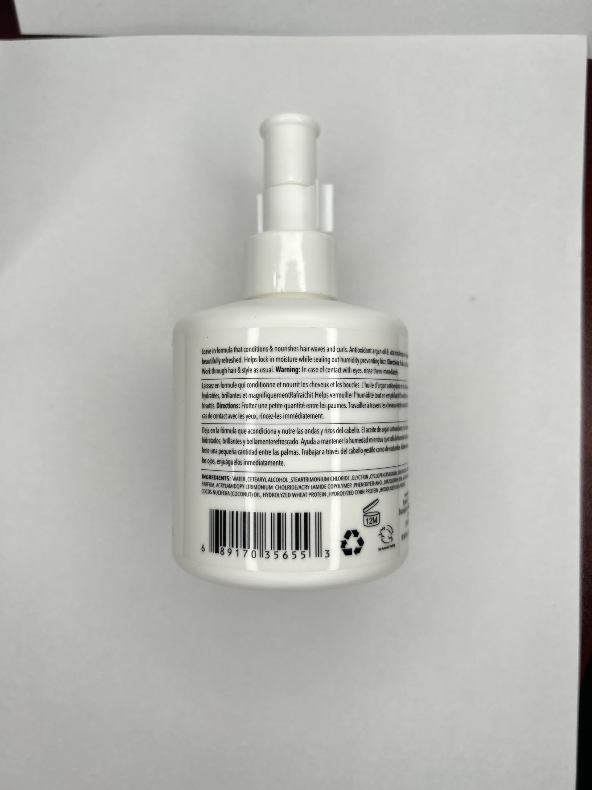 Gray Nywele Argan Oil Intense Curl Cream 6.8 oz (200ml)