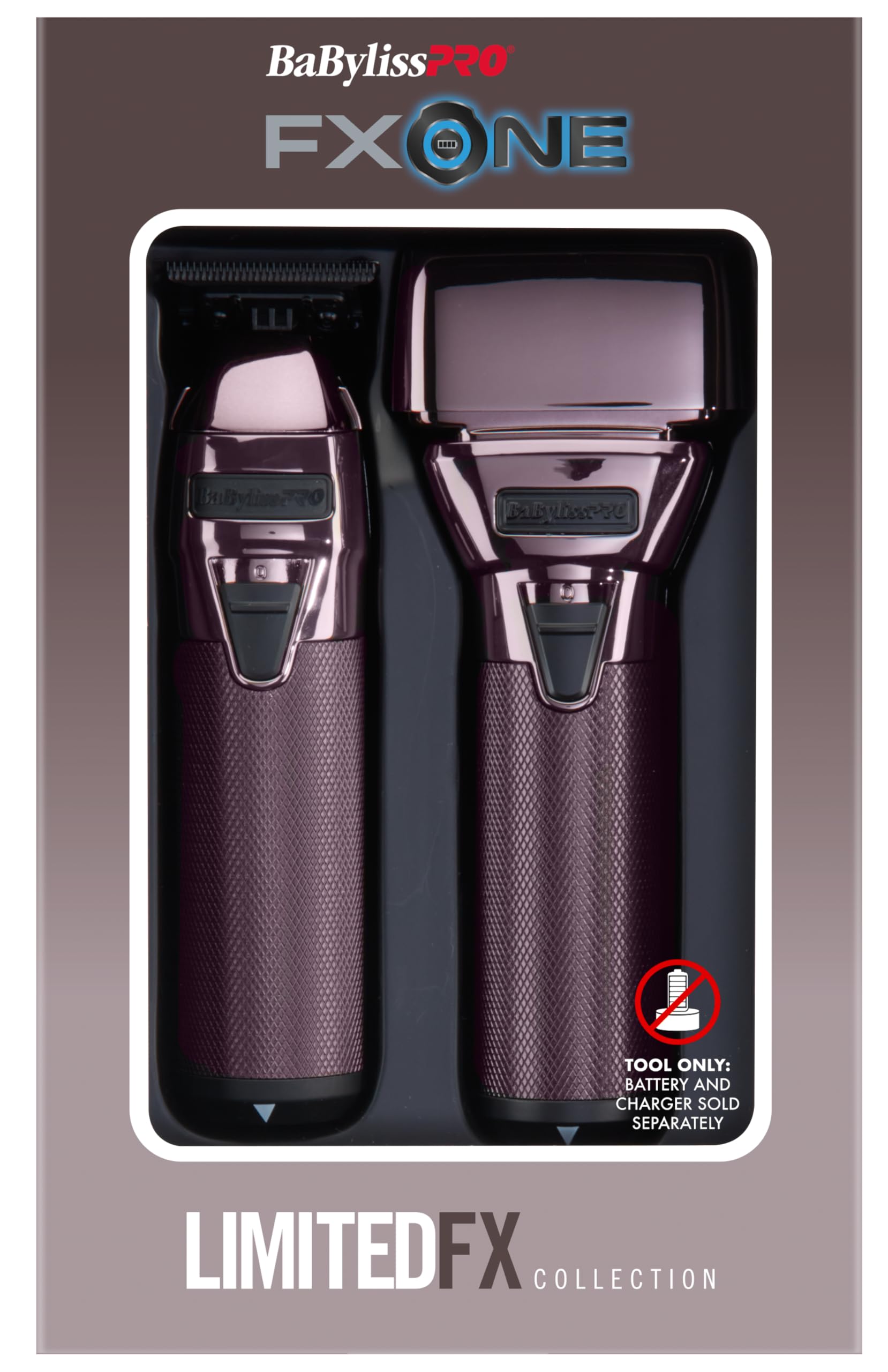 Dark Slate Gray BaBylissPRO FXONE Limited Edition Purple Tool Only Hair Trimmer + Foil Shaver