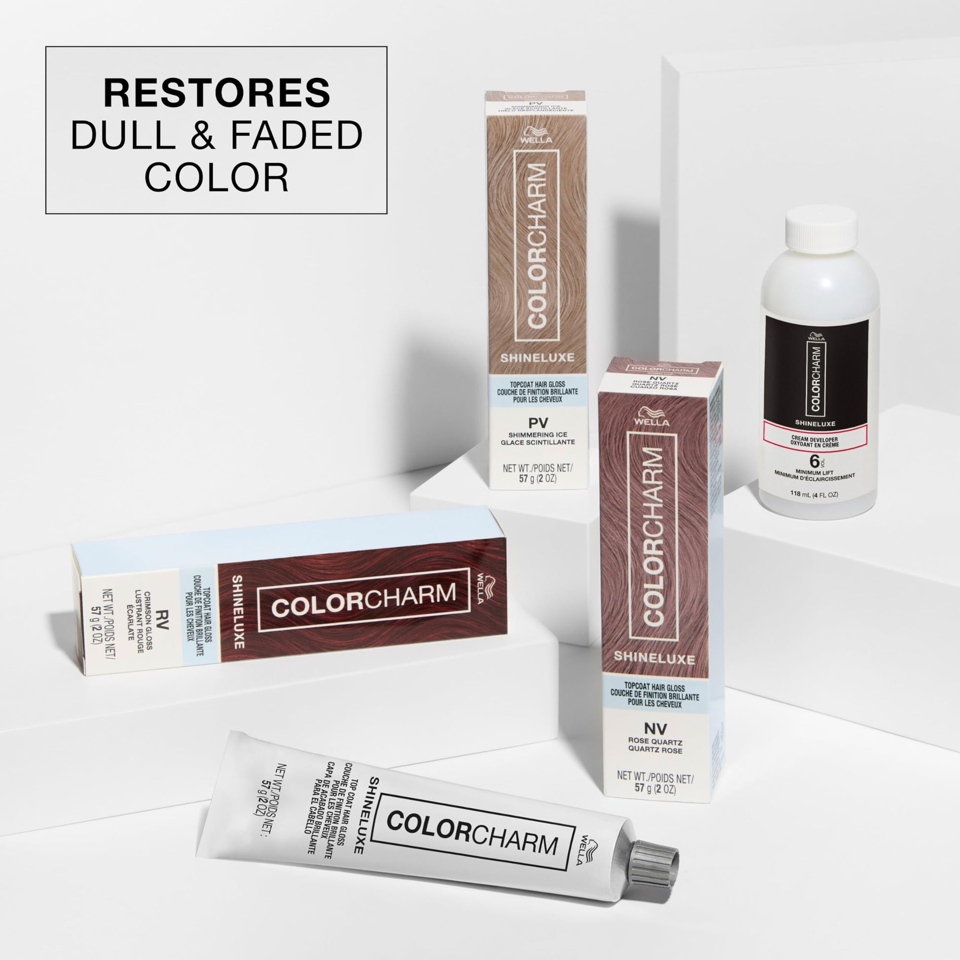 Lavender COLORCHARM ShineLuxe Cream Developer | 4 Fl Oz. | 118 ml