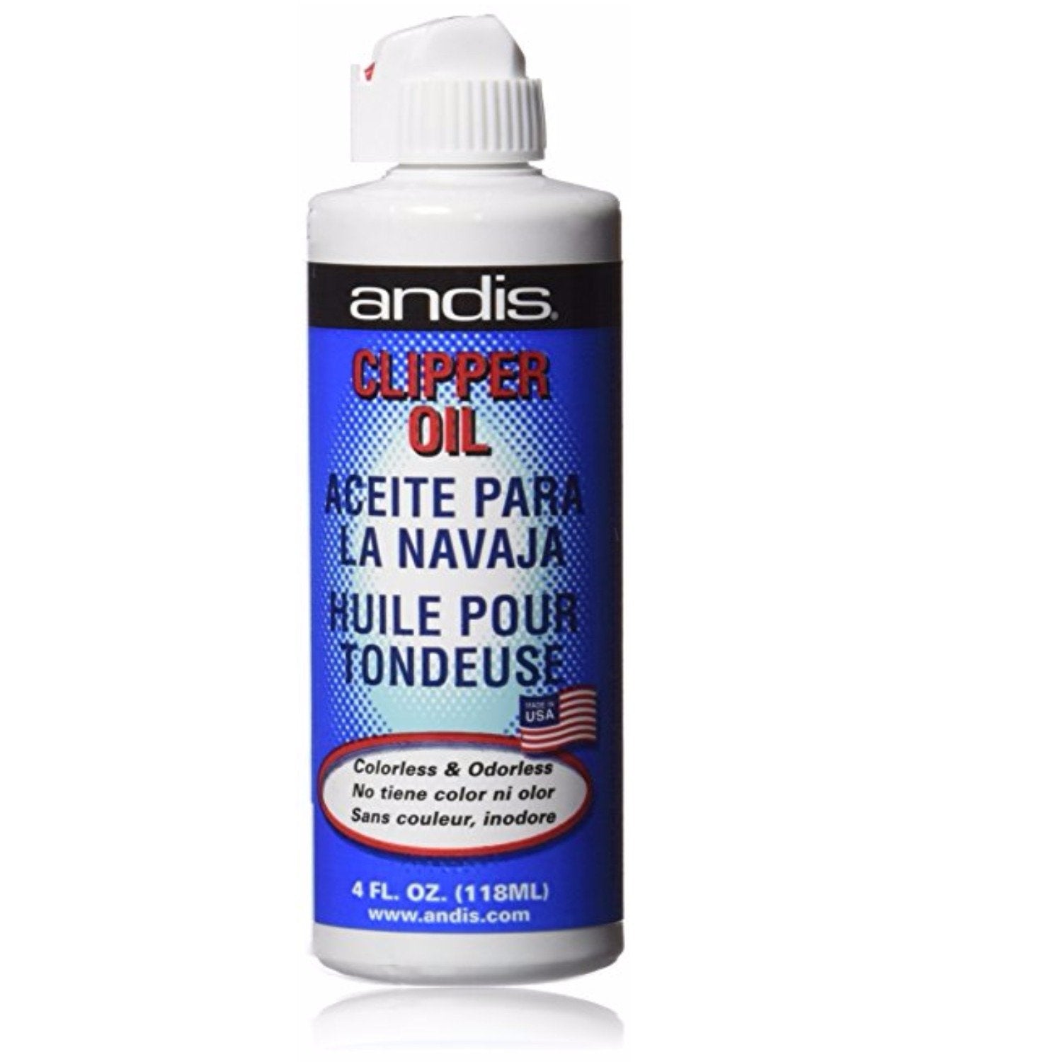 White Smoke Andis Clippers Clipper Oil 4 oz (Pack of 3)