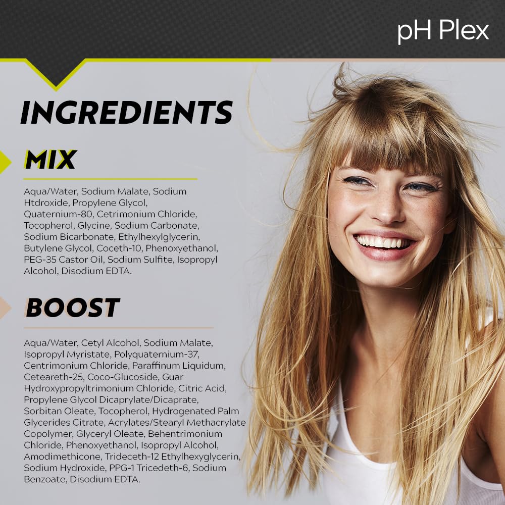 Gray LIW pH Plex Steps 1&2 Protect & Repair Hair Care Treatment - Use with Home Hair Color & Bleach Products - Salon Quality Professional Results at Home - 1 Sachet of Steps 1 & 2