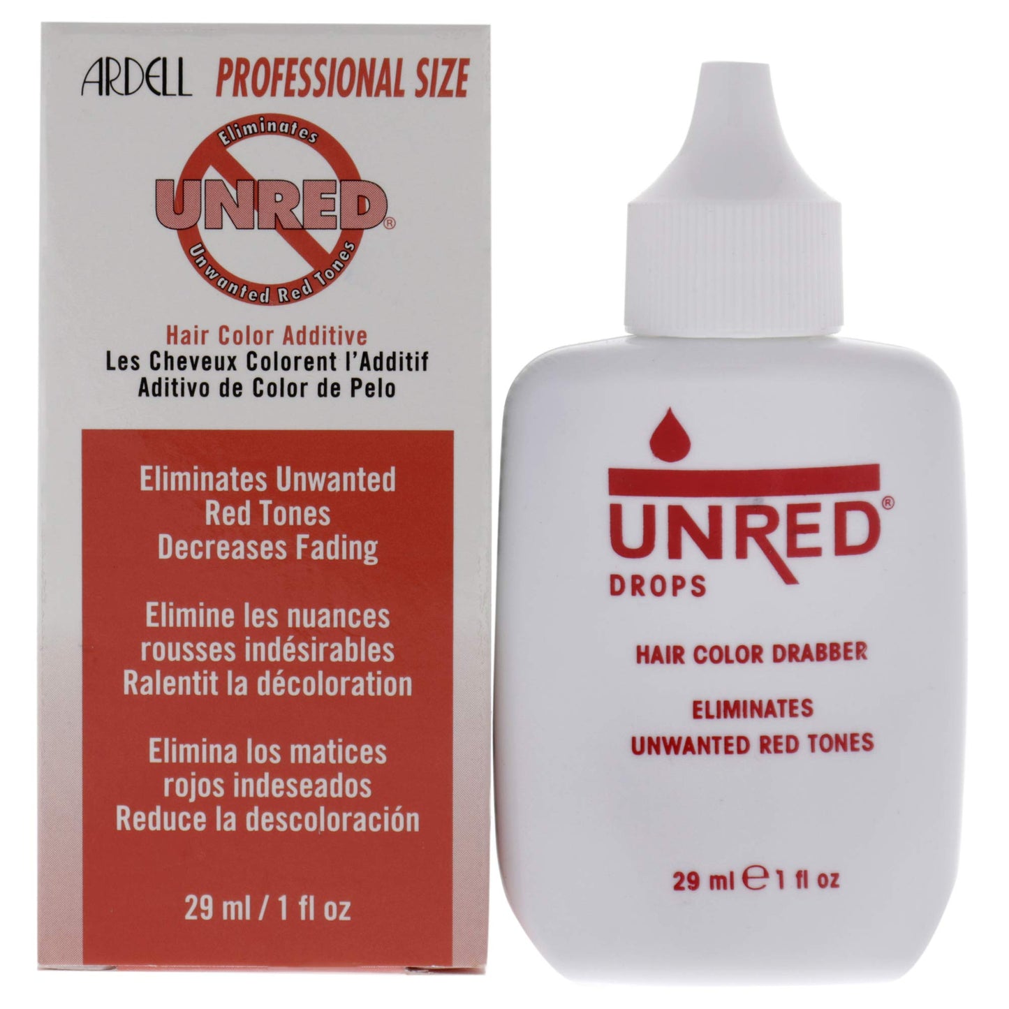 Gray Ardell Unred Additive – Neutralizes Red Tones in Hair-Dye for Brassy Hairs, Hair Toner, Enhance Semi Permanent Hair Color for Women, 1 oz
