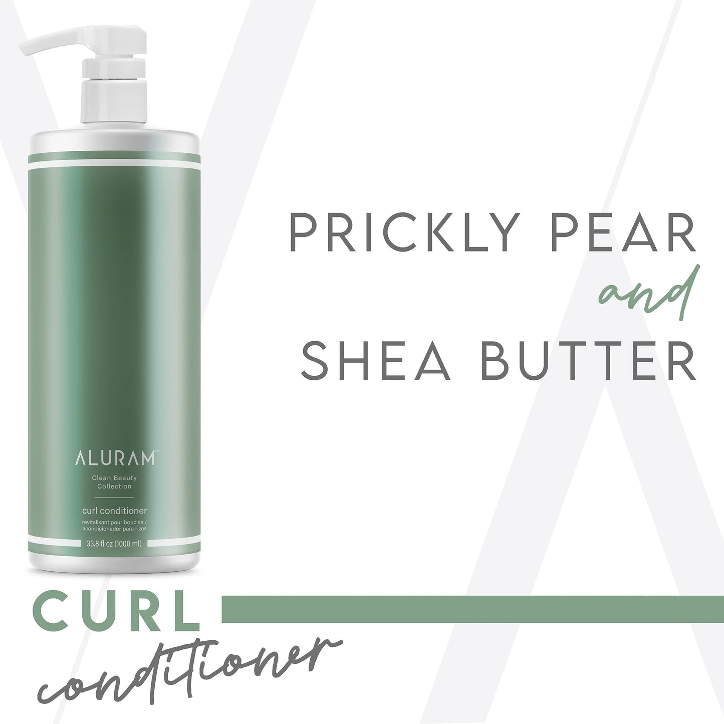 White Smoke ALURAM Curl Conditioner, Clarifying Coconut Water Infused Hydration, Lightweight Moisture For Curly Hair, 33.8 Fl Oz