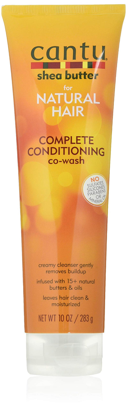 White Smoke Cantu Shea Butter for Natural Hair Complete Conditioning Co-Wash, 10 Ounce
