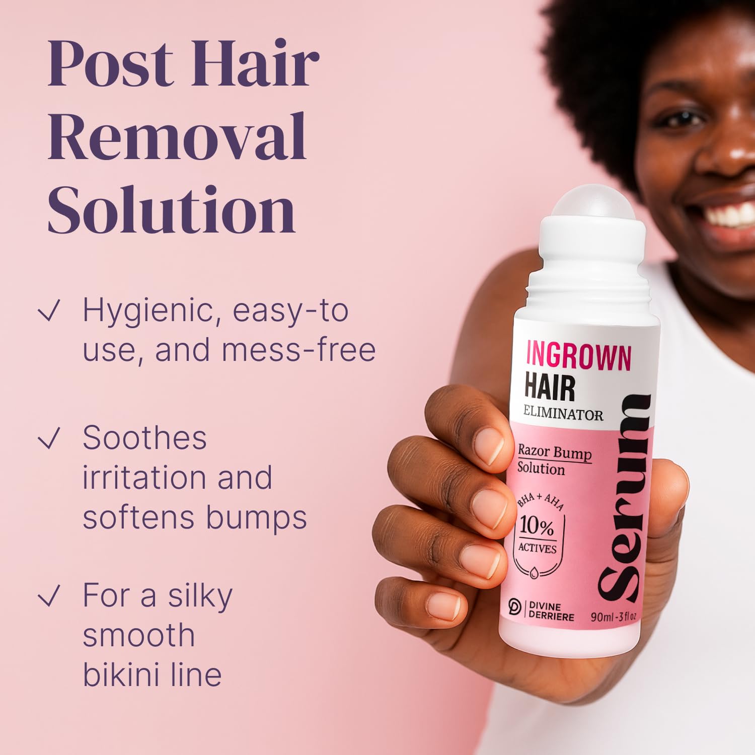 Thistle Razor Bump Stopper with Dark Spot Remover, Ingrown Hair Treatment for Bikini Area and Razor Bumps Treatment - Salicylic Acid After Shave Solution for Ingrown Hairs & Razor Burns
