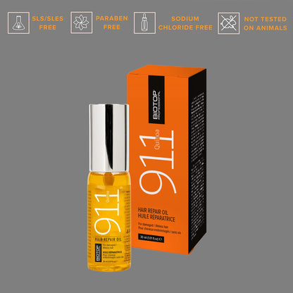 Dim Gray 911 Quinoa Hair Repair Oil 1.01 fl oz – Biotop Professional