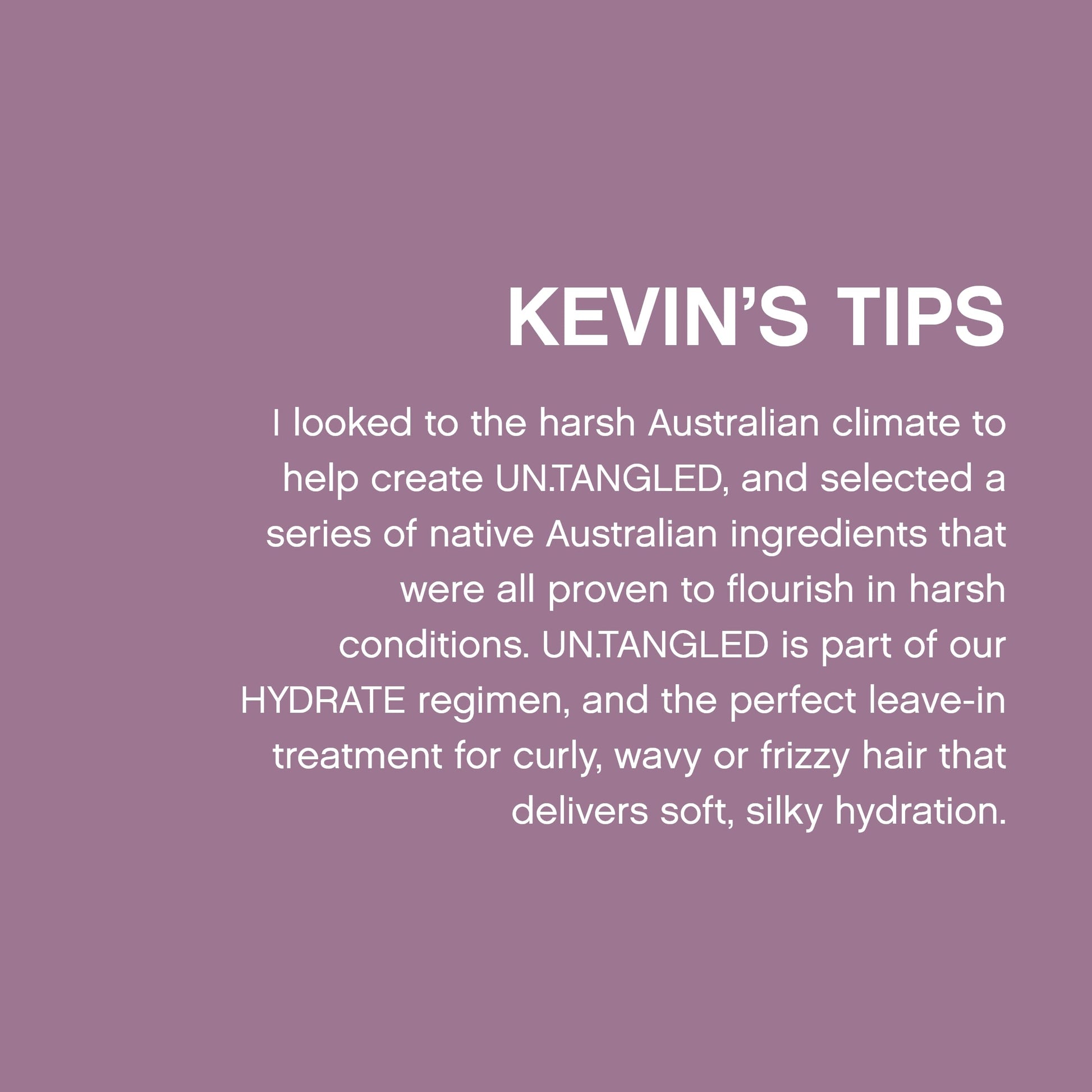 Light Slate Gray KEVIN.MURPHY UN.TANGLED - Hair Detangler Leave-In Conditioner Spray - For All Hair Types - With Australian Fruit Extracts - 150 mL / 5.1 fl oz