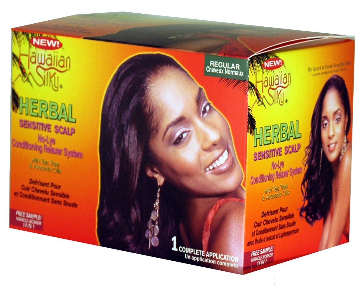 White Smoke Hawaiian Silky Herbal Relaxer System - Regular 1 Application