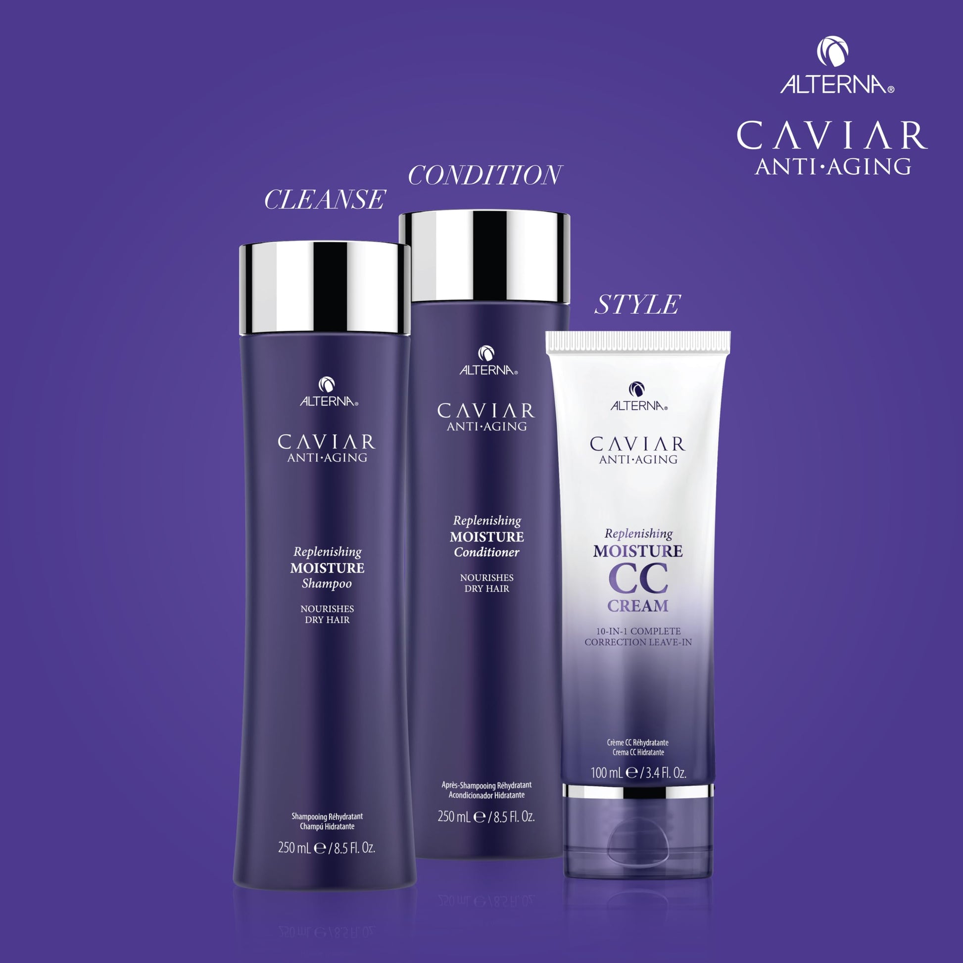 Dark Slate Blue Alterna Caviar Anti-Aging Replenishing Moisture Conditioner, 16.5 Fl. Oz.