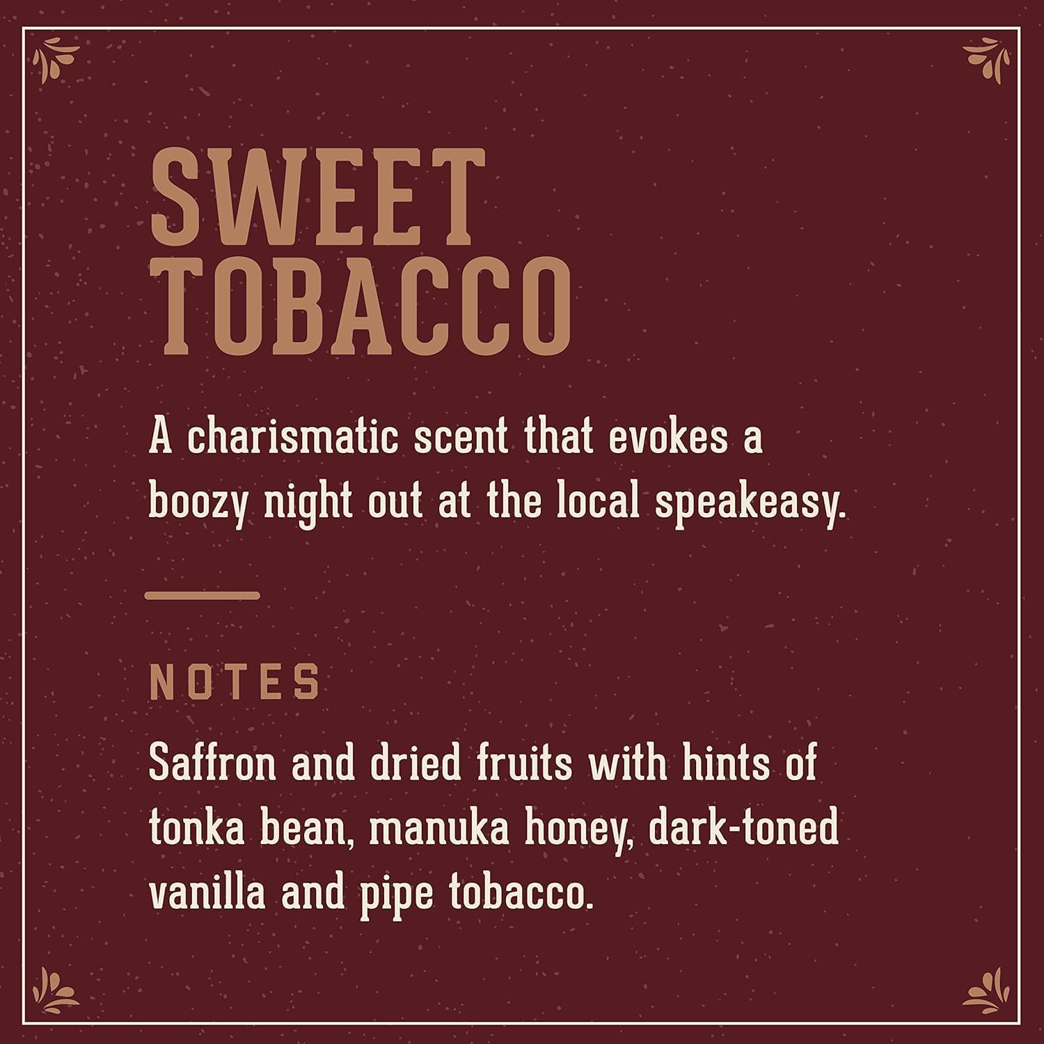 Dark Red 18.21 Man Made Deodorant Stick, Sweet Tobacco