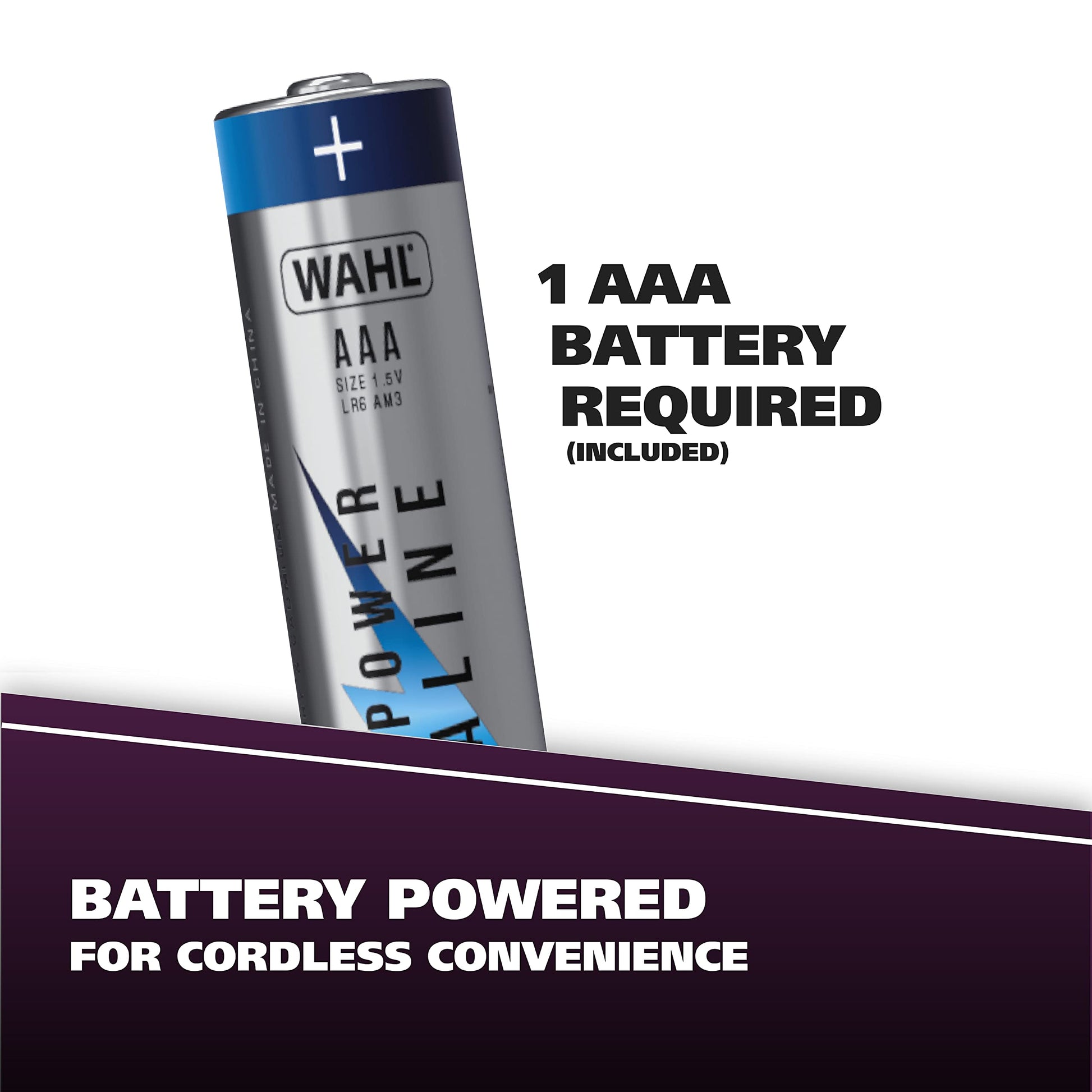 White Smoke Wahl Clean & Confident Female Battery Pen Trimmer & Detailer with Rinseable Blades for Eyebrows, Facial Hair, & Light Grooming- Hygienic Grooming & Easy Cleaning with Battery Included'