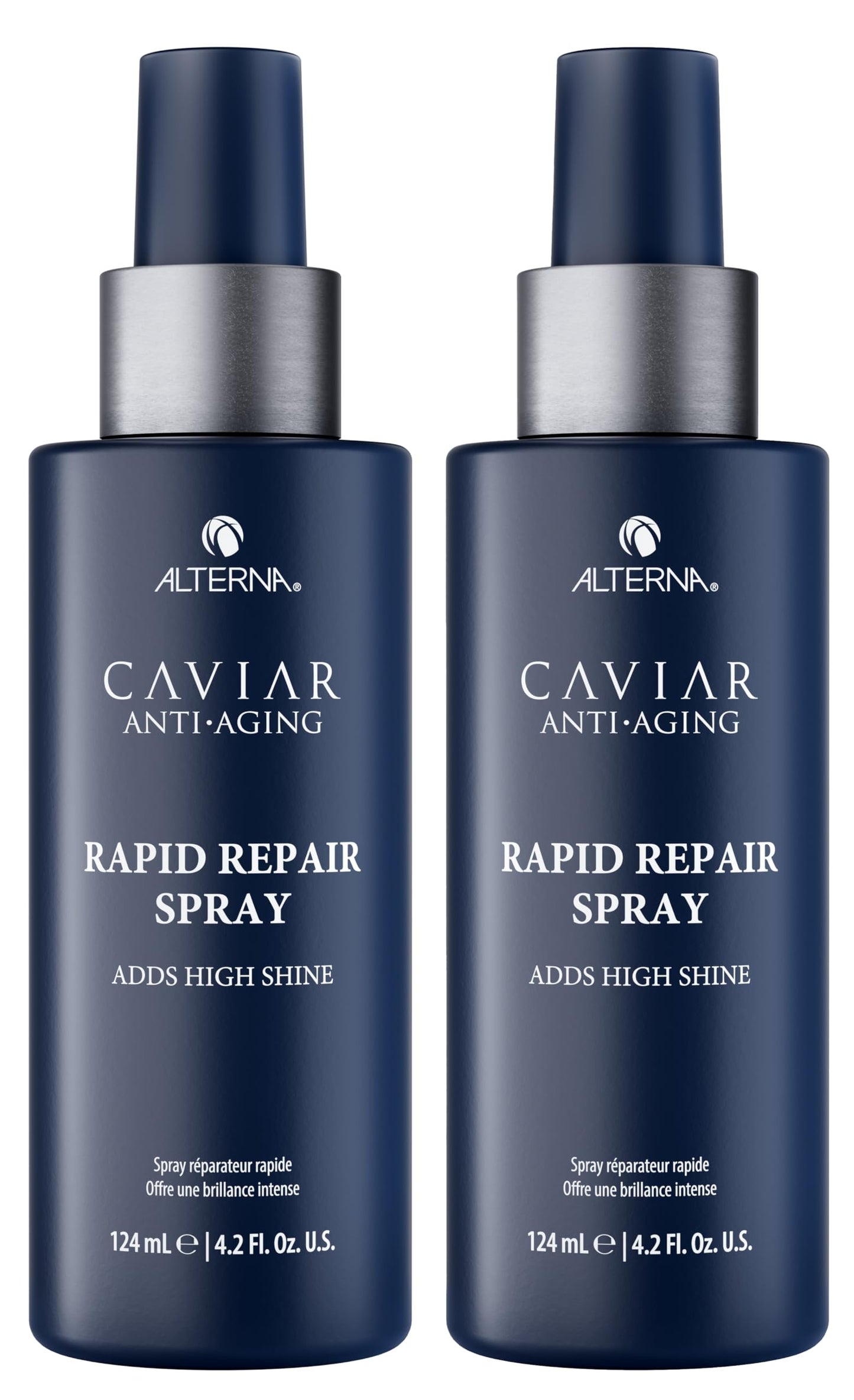White Smoke Alterna Caviar Anti-Aging Professional Styling Rapid Repair Shine Spray, 4.2-Ounce (2-Pack)