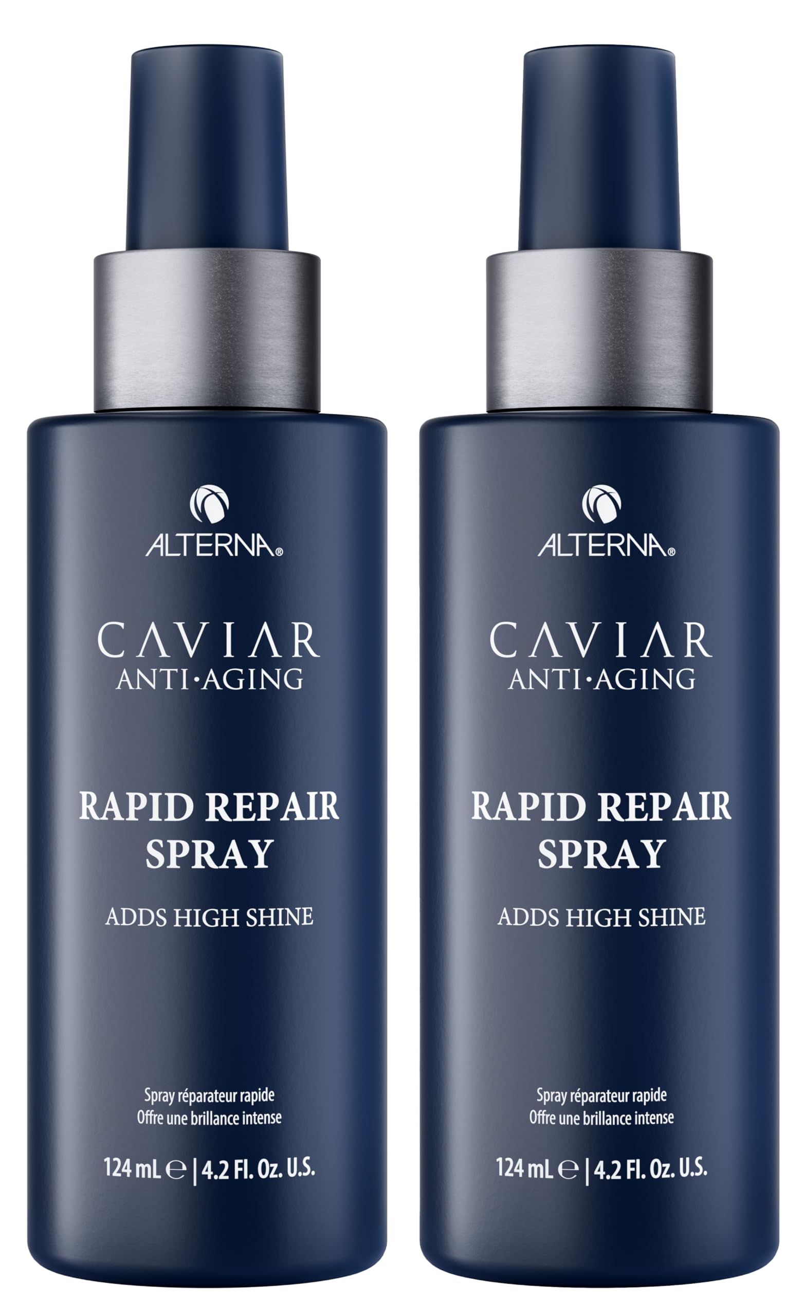 White Smoke Alterna Caviar Anti-Aging Professional Styling Rapid Repair Shine Spray, 4.2-Ounce (2-Pack)