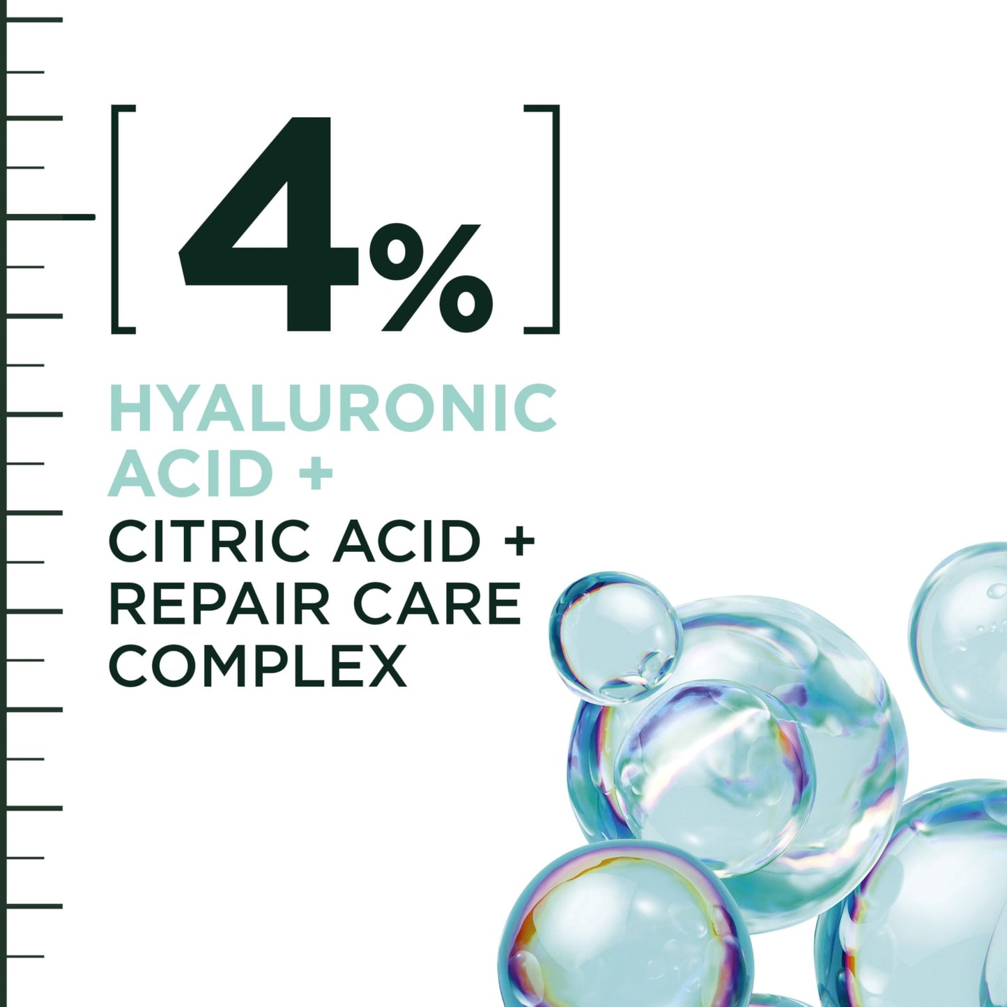 White Smoke Garnier Fructis Hair Filler Moisture Repair Serum Treatment, Moisturizing Hair Serum for Curls and Waves with Hyaluronic Acid, 3.75 Fl Oz, 1 Count