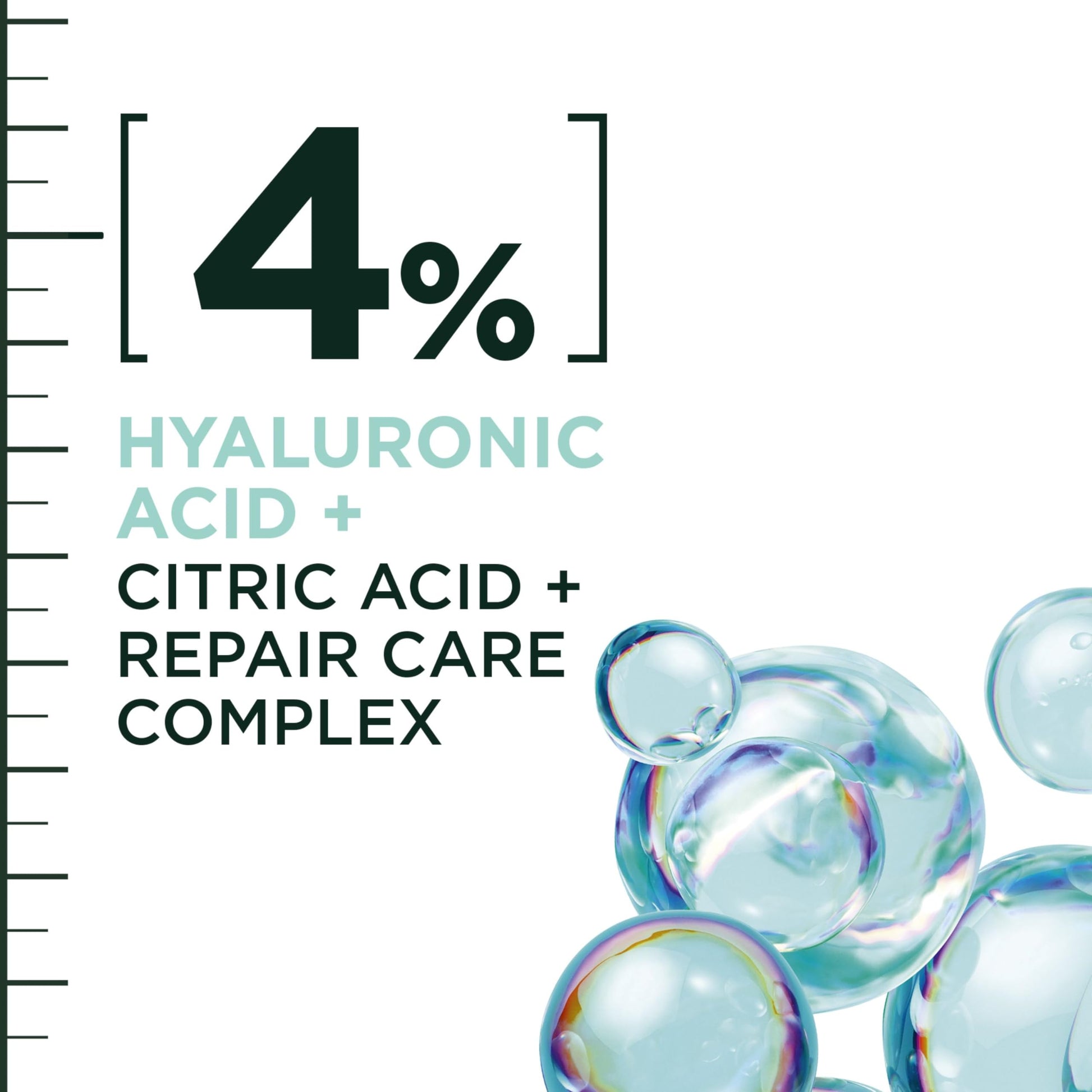 White Smoke Garnier Fructis Hair Filler Moisture Repair Serum Treatment, Moisturizing Hair Serum for Curls and Waves with Hyaluronic Acid, 3.75 Fl Oz, 1 Count