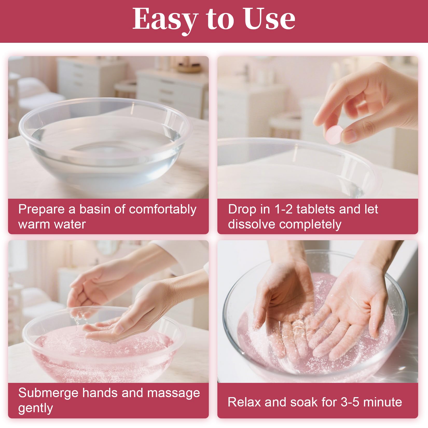 Light Gray RAQEHO Manicure Spa Balls 8oz -Rose Soak Balls Moisturizing Tablets Cuticle Soften Bombas Efervescentes Para Pedicure Spa Nail Supplies Tools for Hand Soak Pedicure Soak Nail Care Nail Salon（80count）